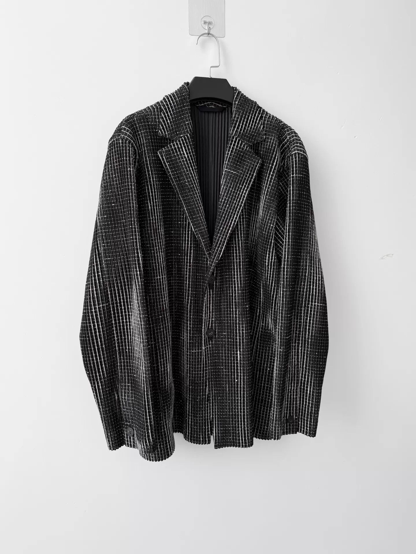 Homme Plisse Issey Miyake HOMME PLISSÉ ISSEY MIYAKE Gradient Texture Blazer 3 Size US L / EU 52-54 / 3 - 2 Thumbnail