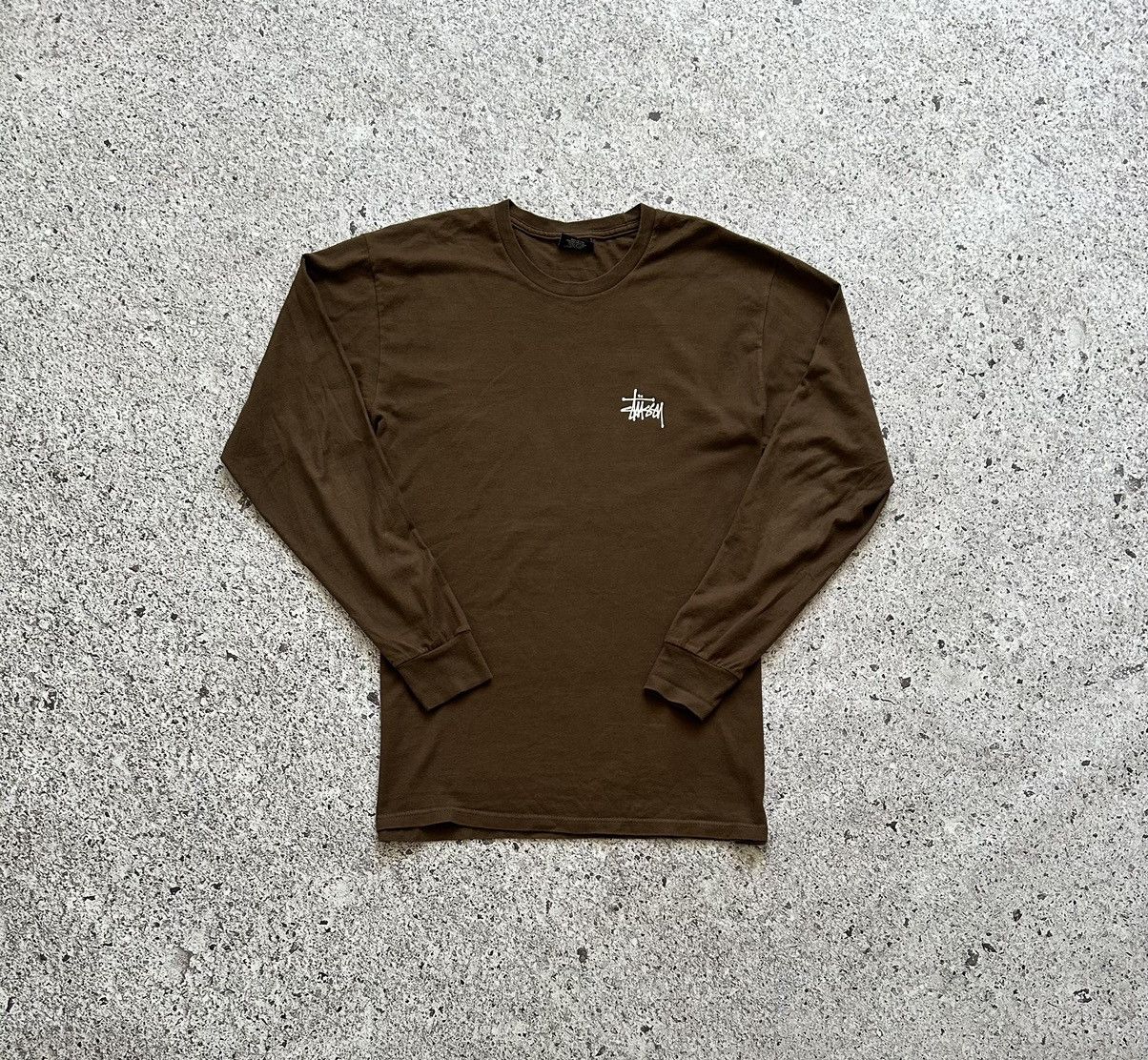Stussy × Vintage Vintage Stussy Y2K Big Logo Retro Long Sleeve Tee 00’s Hype Size US M / EU 48-50 / 2 - 3 Thumbnail