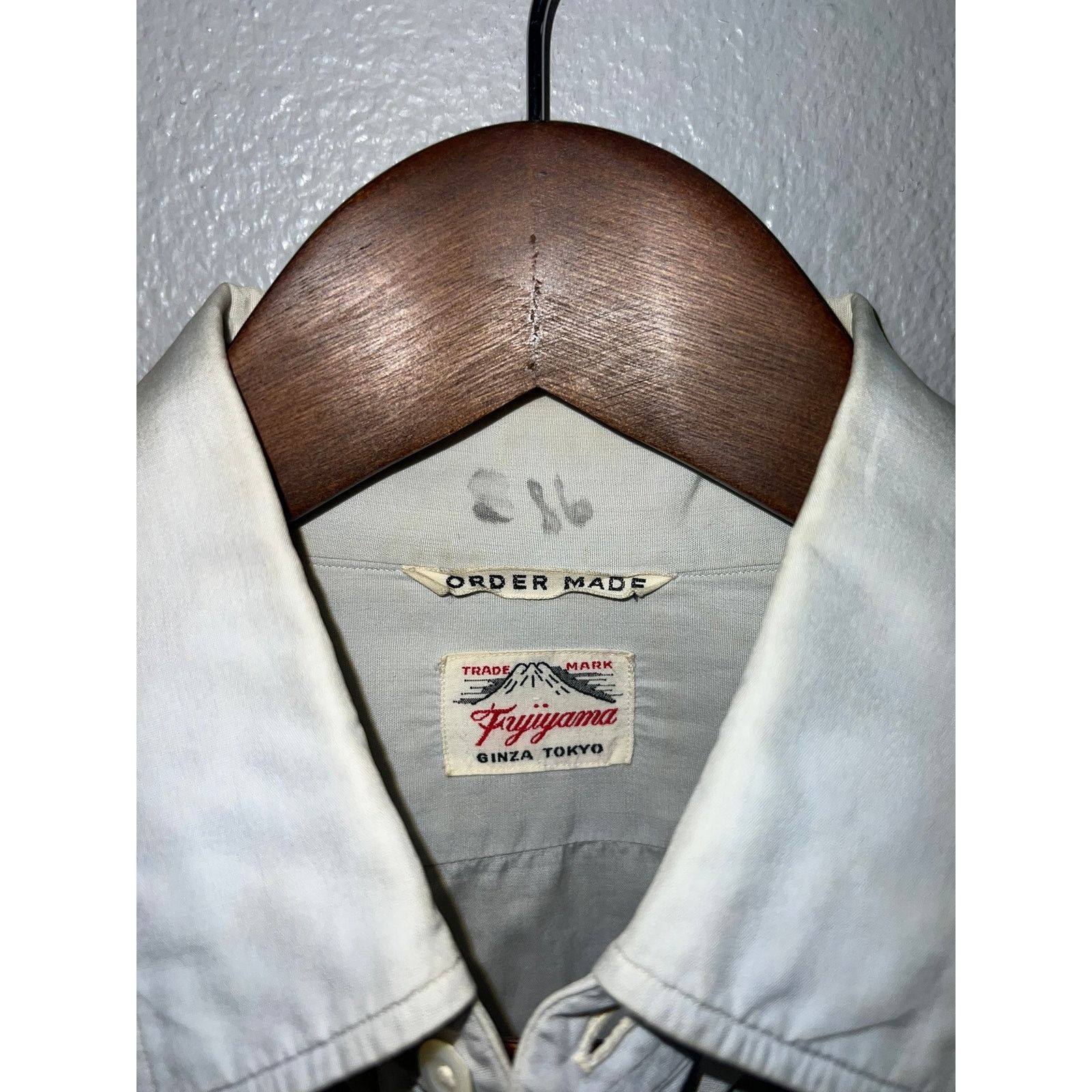 Vintage Fujiyama Ginza Toyko Button Down Long Sleeve Shirt Stained Size US M / EU 48-50 / 2 - 6 Thumbnail