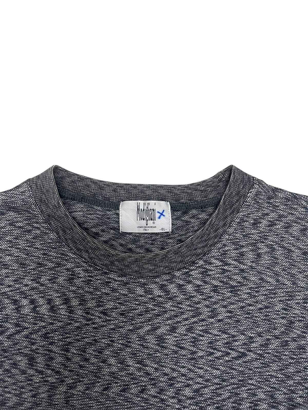 Coogi Vintage Modigliani Uomo Coordwear Wavy Knit Pocket Tee Size US L / EU 52-54 / 3 - 4 Thumbnail