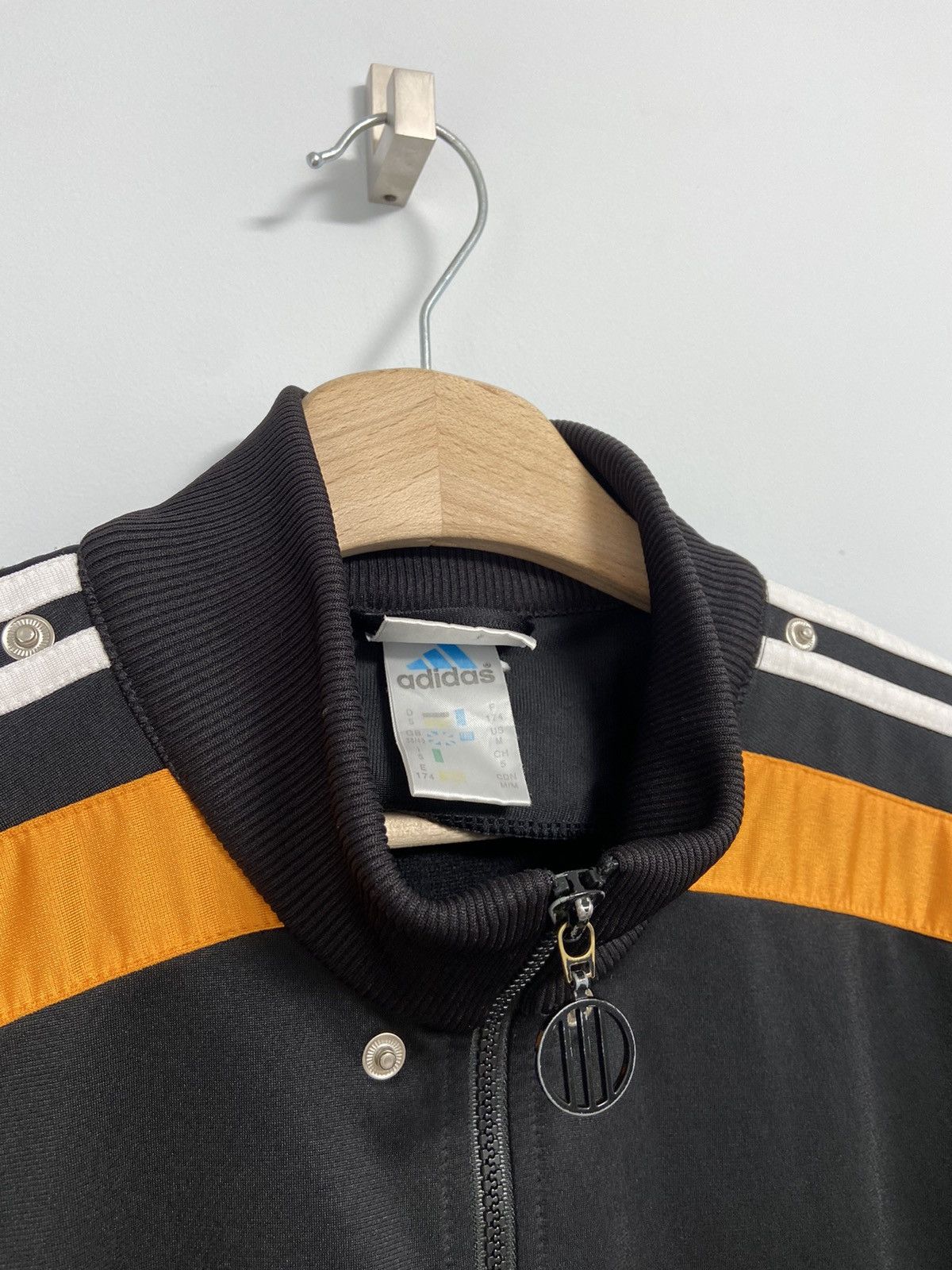 Vintage Adidas Track Top Black Vintage 90’s logo style Hype Size US S / EU 44-46 / 1 - 10 Thumbnail