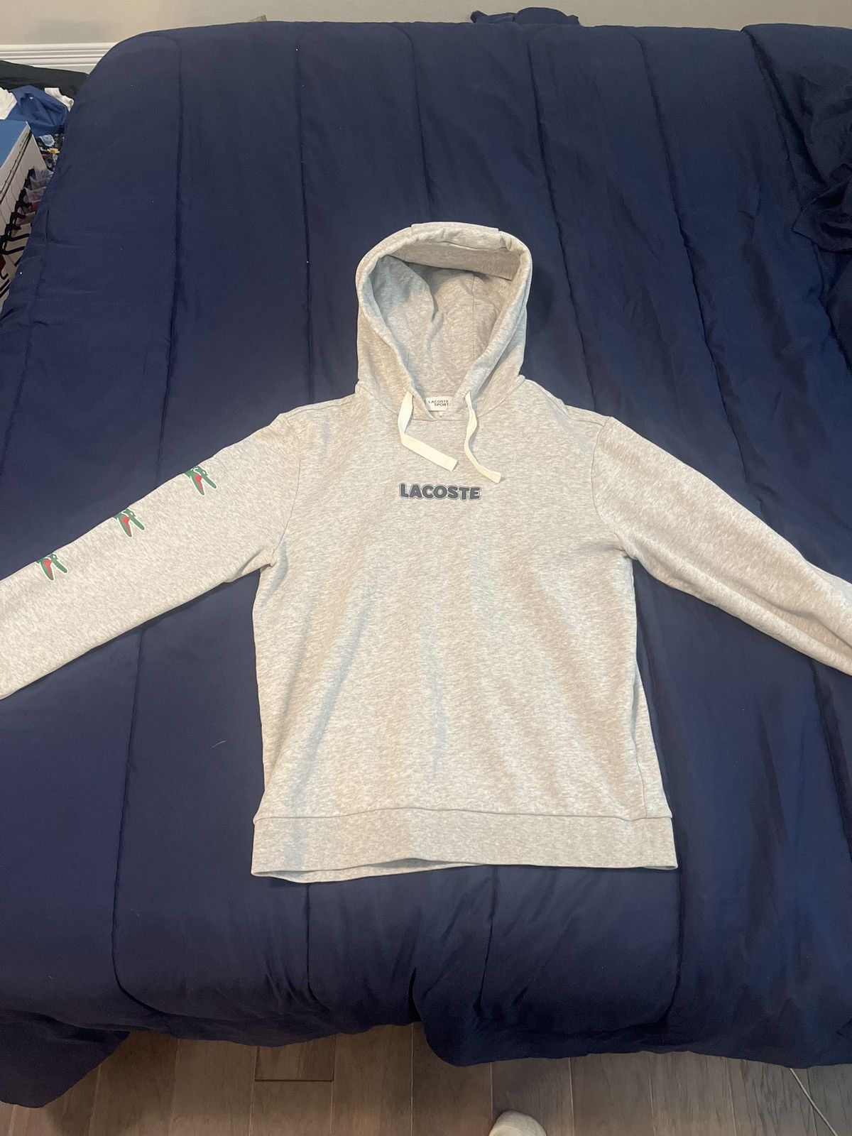 Lacoste Lacoste hoodie grey Size US S / EU 44-46 / 1 - 1 Thumbnail