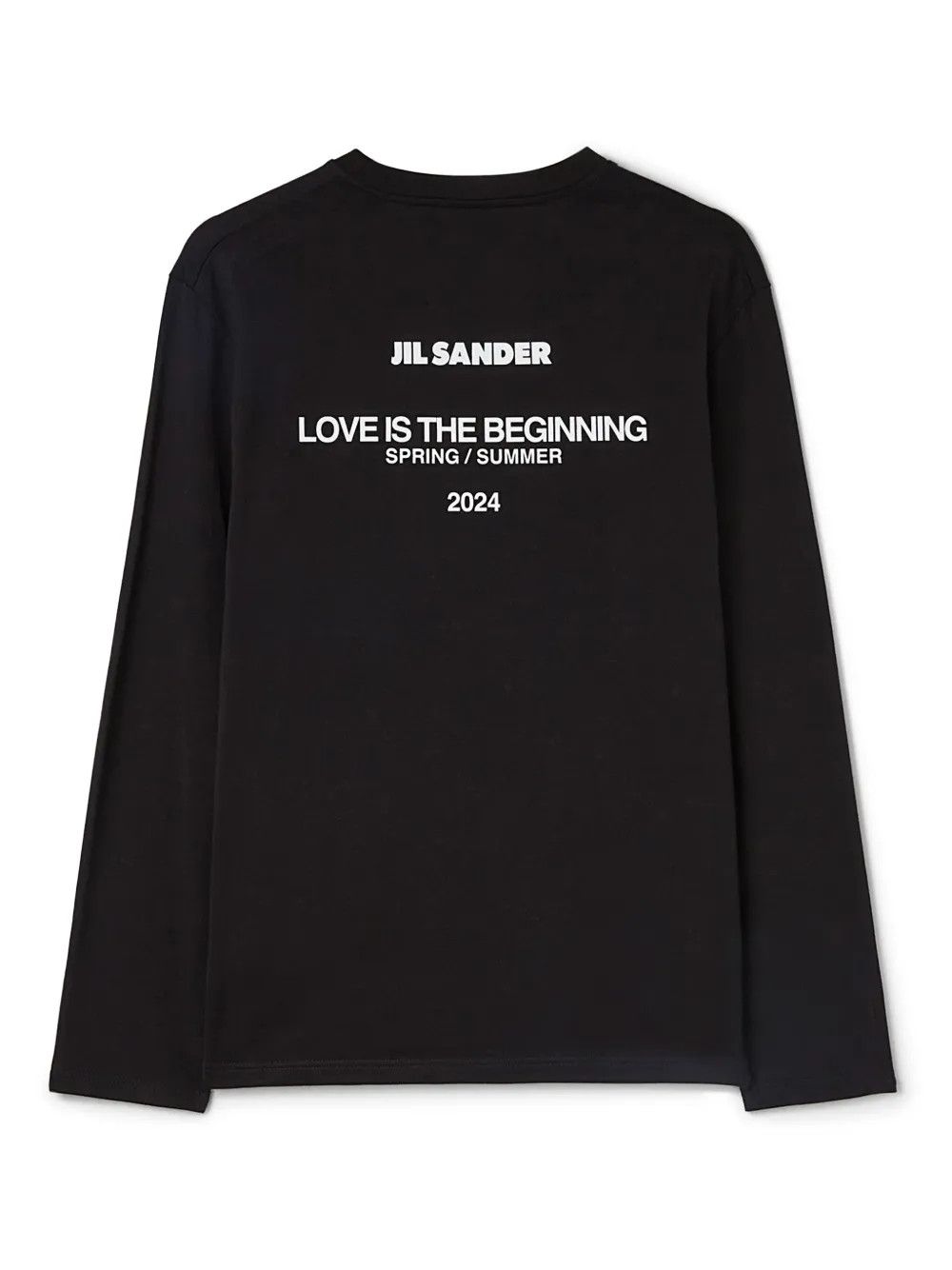 Jil Sander o1mt1gz0625 Long Sleeve T-Shirt in Black Size M / US 6-8 / IT 42-44 - 1 Thumbnail