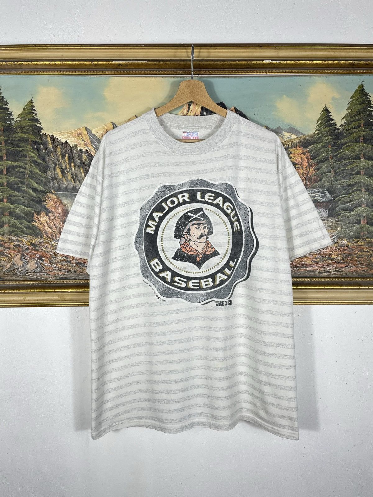 MLB × Vintage Vintage Retro 90s Major League Baseball MLB 1992 T shirt Tee Size US XL / EU 56 / 4 - 1 Thumbnail