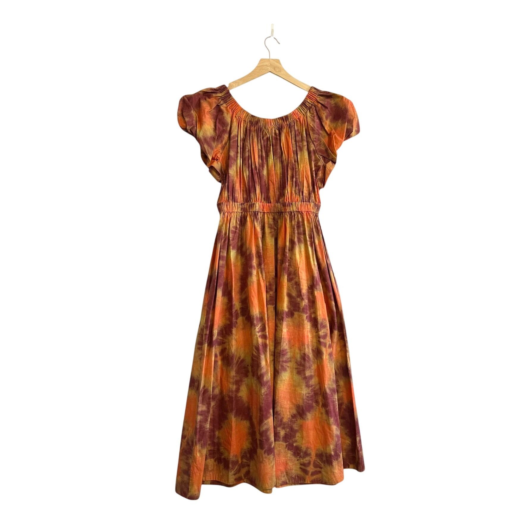 Ulla Johnson ULLA JOHNSON Nanette Midi Dress In Topaz, Size 4, New with Size S / US 4 / IT 40 - 2 Thumbnail