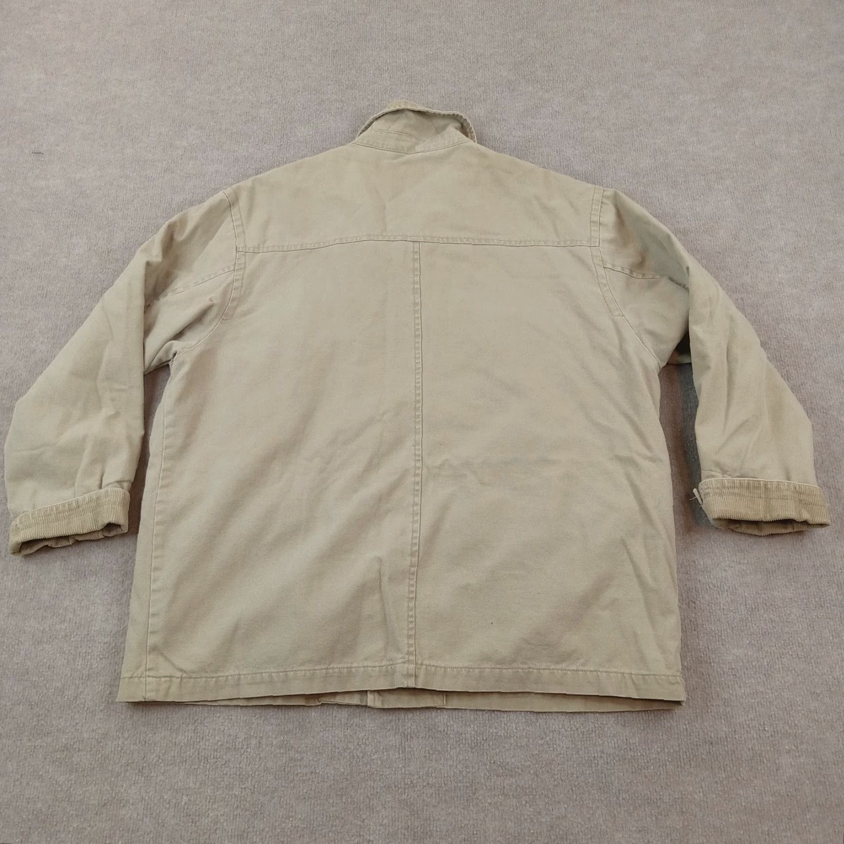 American Eagle Outfitters American Eagle Mens Large Brown Full Zip Heavyweight Chore Coat Jacket Size US L / EU 52-54 / 3 - 7 Thumbnail