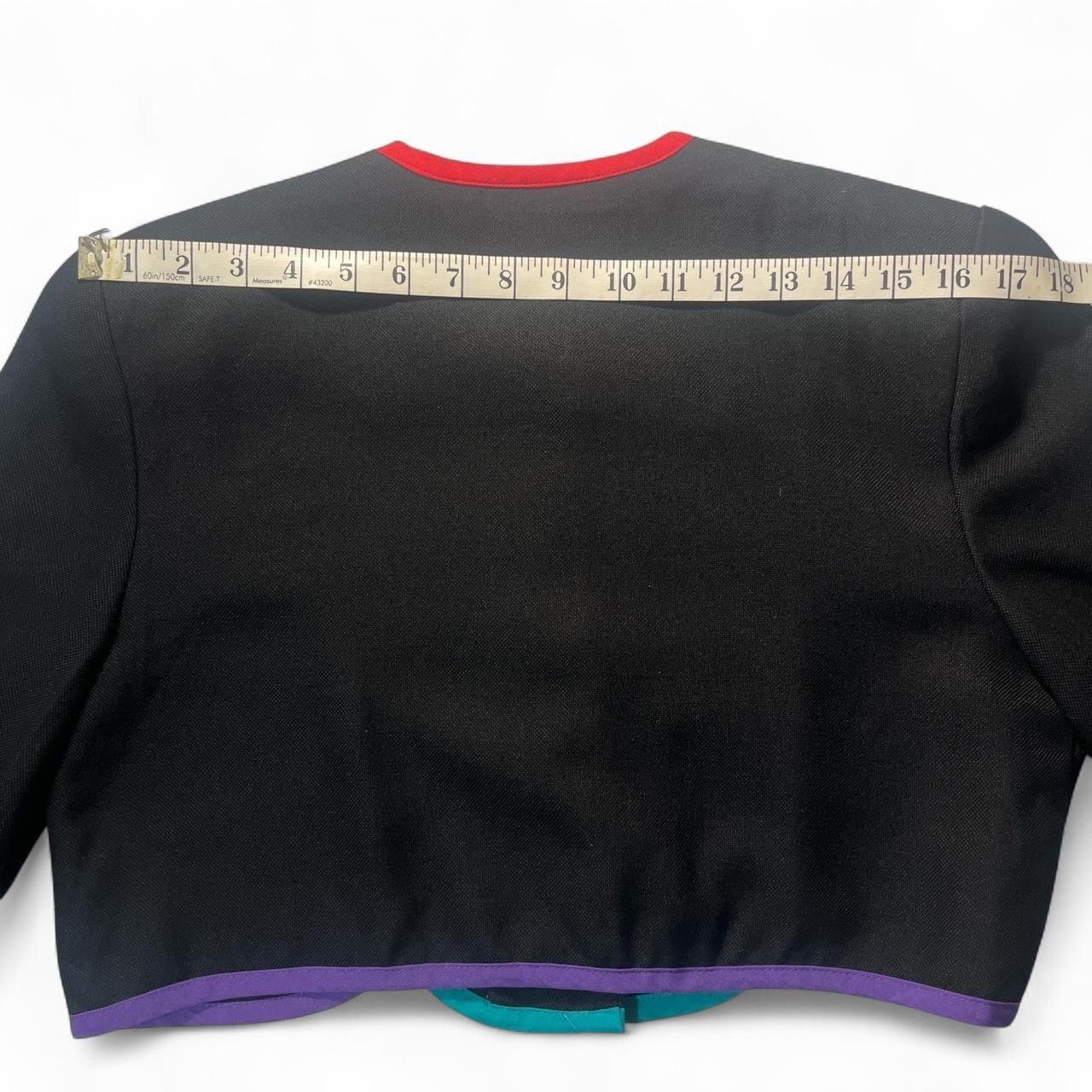 Vintage Rare American Vintage étoile Black 80’s cropped jacket sz 8 Size M / US 6-8 / IT 42-44 - 2 Thumbnail