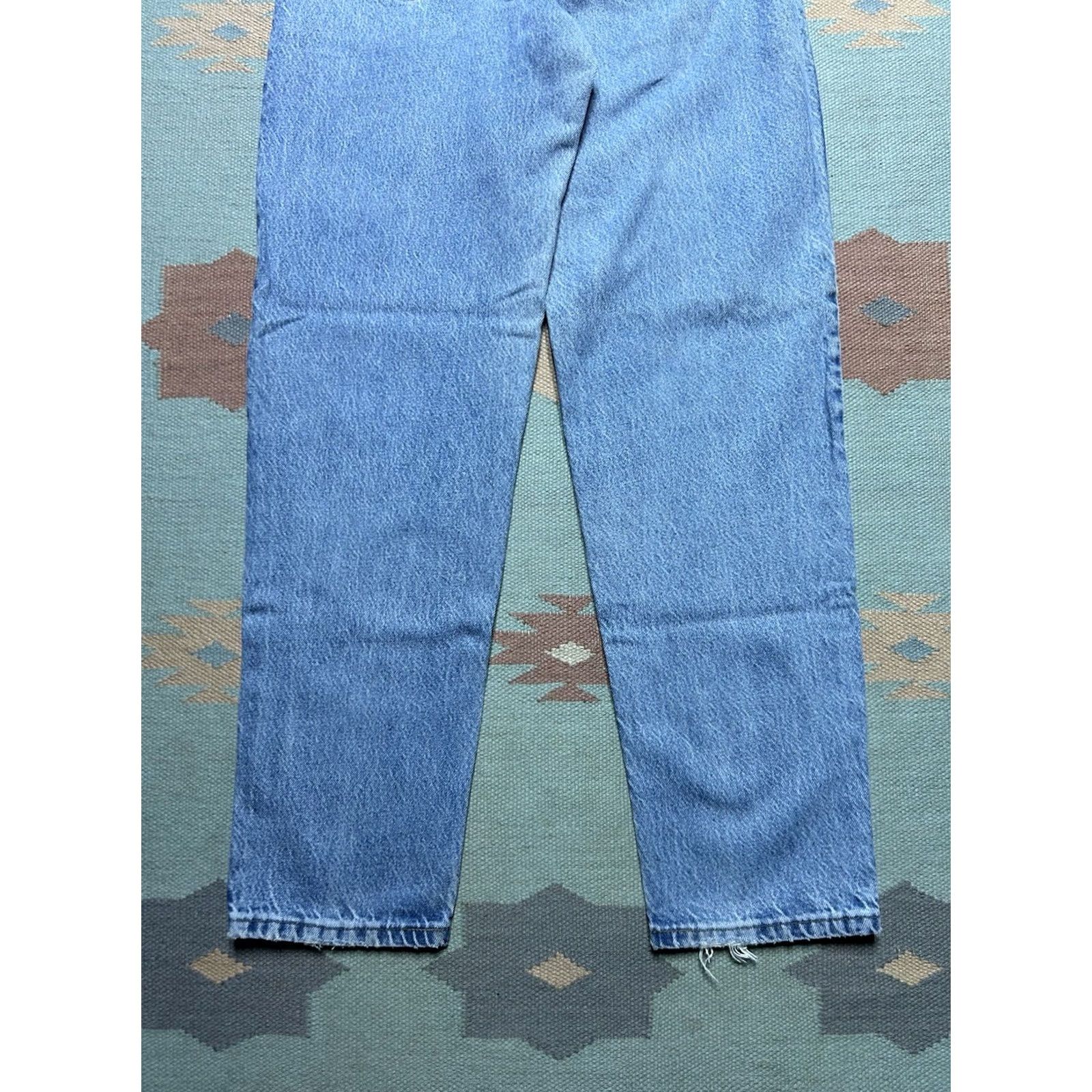 Carhartt VINTAGE Carhartt Jeans Denim Blue Mens 33x33 workwear skater USA worn B46 DST Size US 33 - 6 Thumbnail