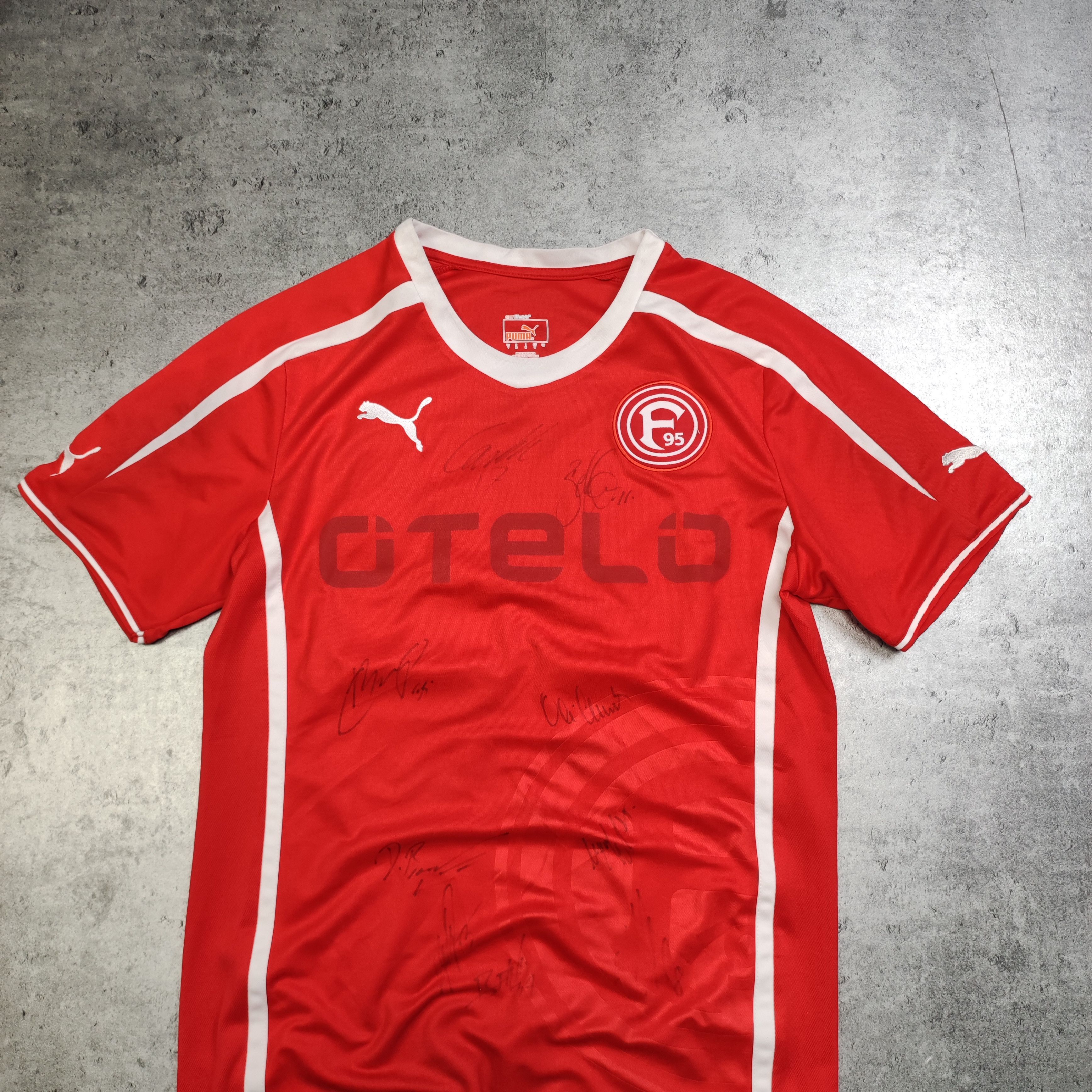 Vintage RARE Signatured Puma Fortuna Dusseldorf #40 Buhl Jersey Size US M / EU 48-50 / 2 - 1 Thumbnail