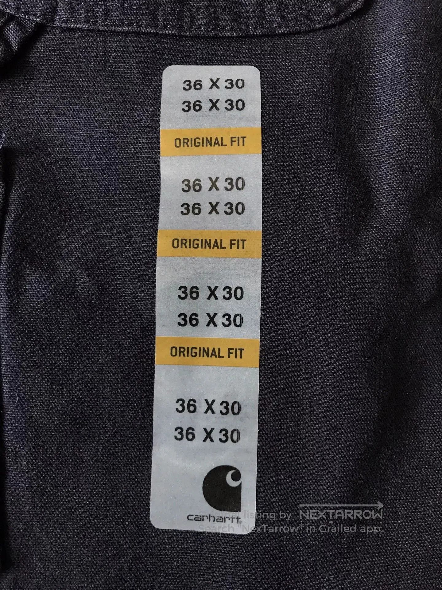 Carhartt Carhartt B11 MDT Midnight Blue Work Pants. Size US 36 / EU 52 - 7 Thumbnail