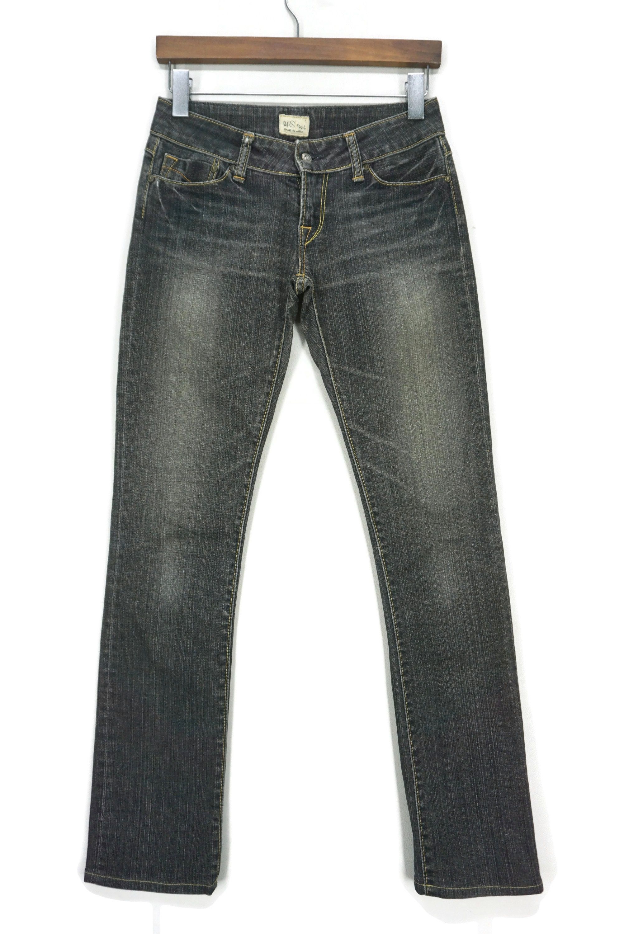 Japanese Brand Orslow Jeans Size W28xL30.5 Low-Rise Slim Skinny Denim Japan Size 25" / US 0 / IT 36 - 1 Thumbnail