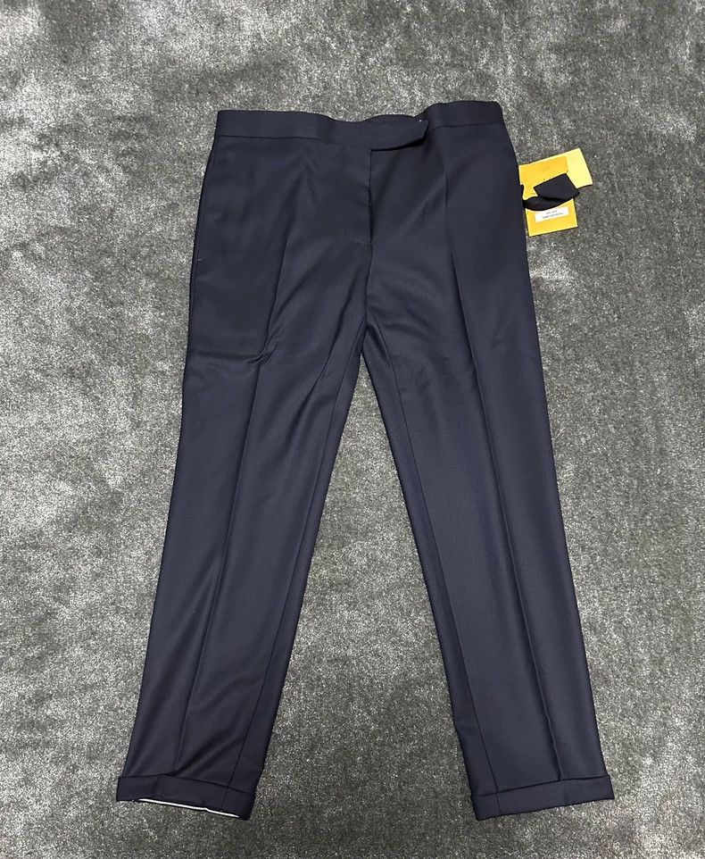 Thom Browne Thom Browne Classic Tibetan blue suit pants Size 27" / US 4 / IT 40 - 1 Thumbnail