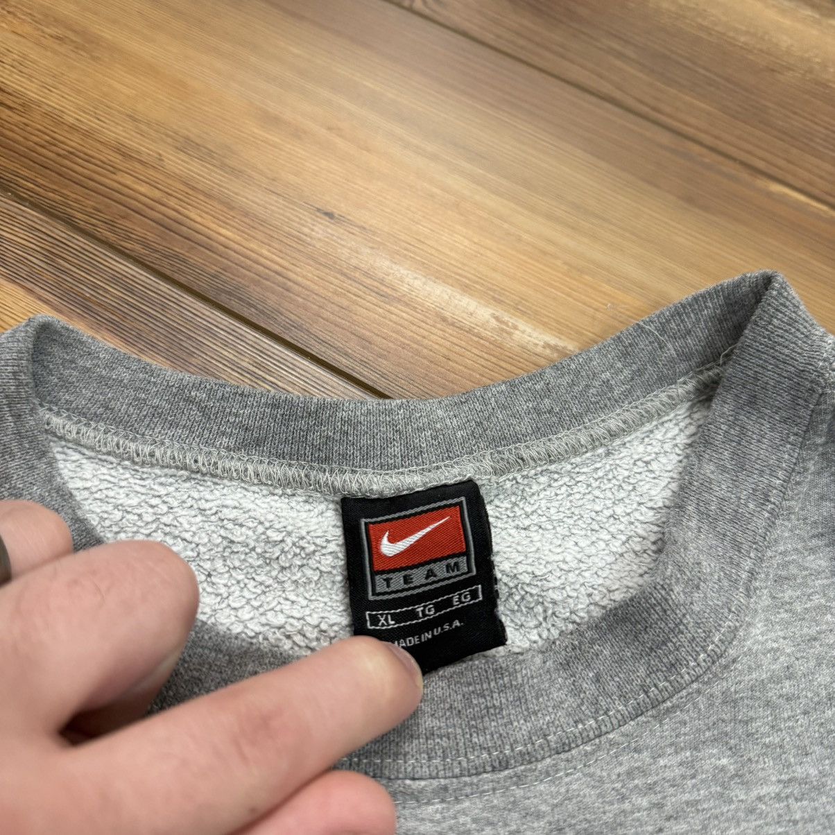 Nike Vintage Grey Florida State Nike Center Swoosh Crewneck Size US XL / EU 56 / 4 - 6 Thumbnail