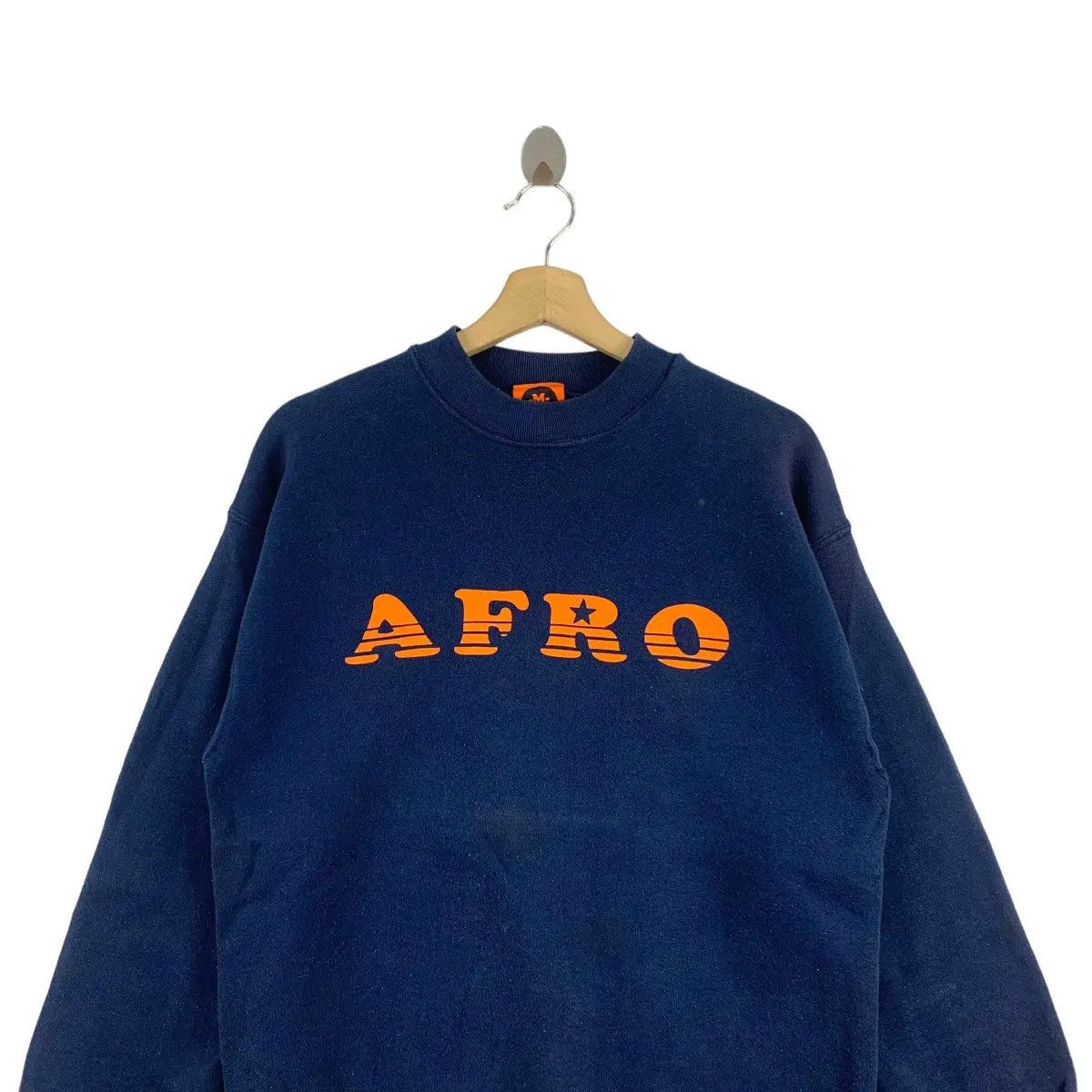 Vintage Vtg AFRO ANYBODY FUNK Soul Music Rocks On Sweatshirt Size M / US 6-8 / IT 42-44 - 2 Thumbnail