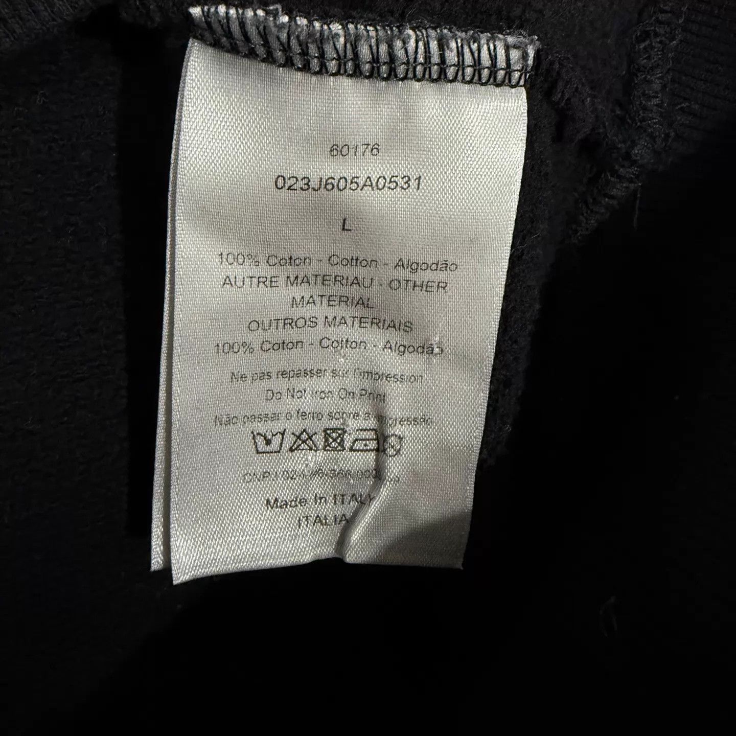 Dior Dior CD Black Hoodie L 95 New Size L / US 10 / IT 46 - 4 Thumbnail
