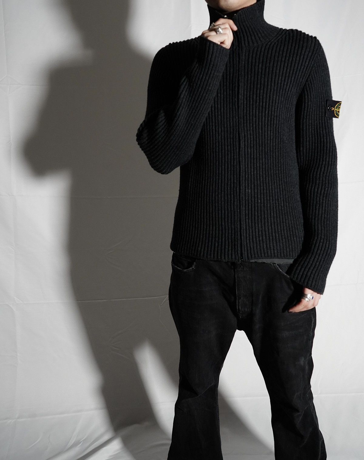 Stone Island Stone Island Vintage Knit Zip Sweater Size US M / EU 48-50 / 2 - 10 Thumbnail
