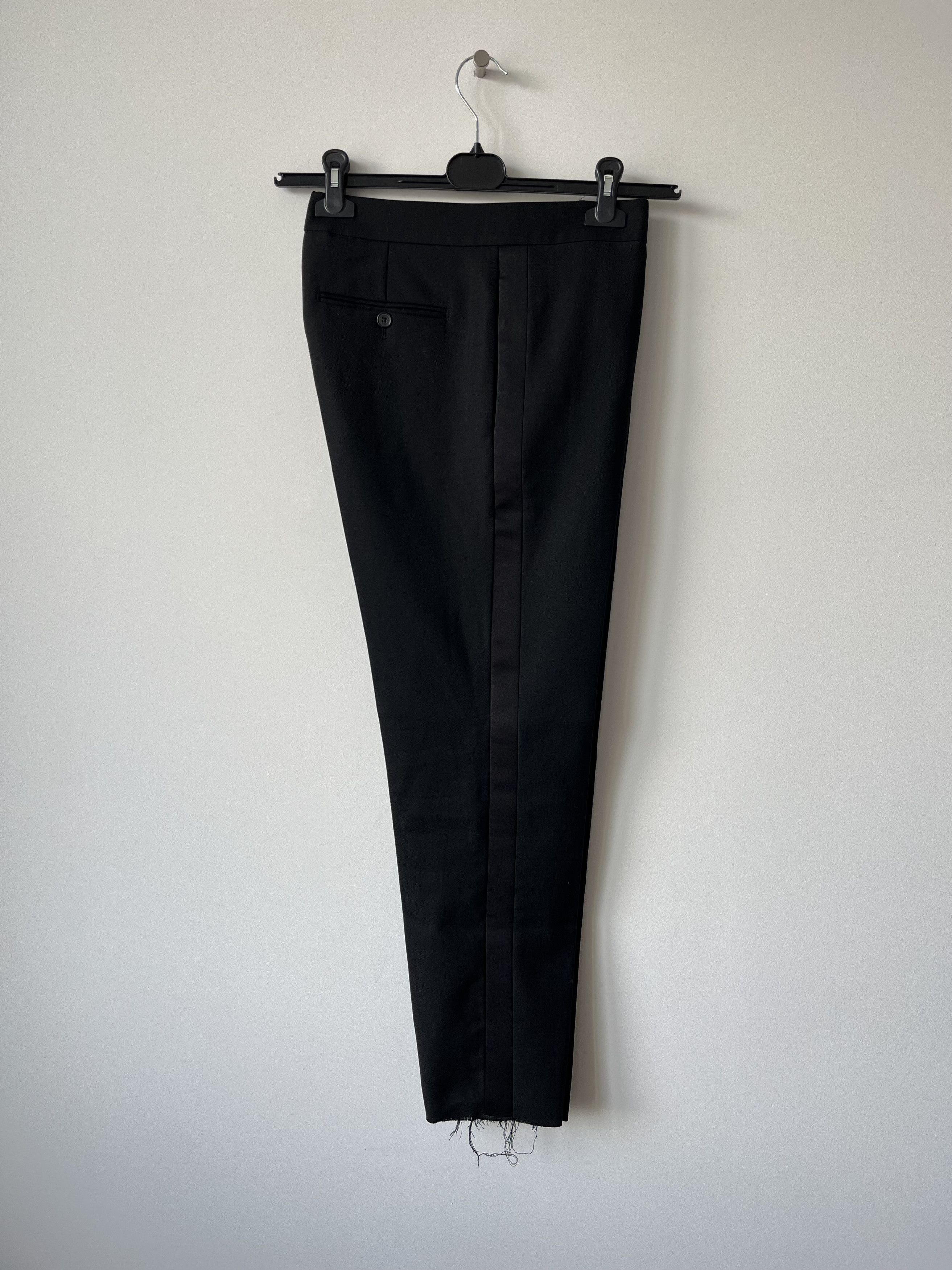 SS17 Saint Laurent Paris Tuxedo Black “le smoking” Pants