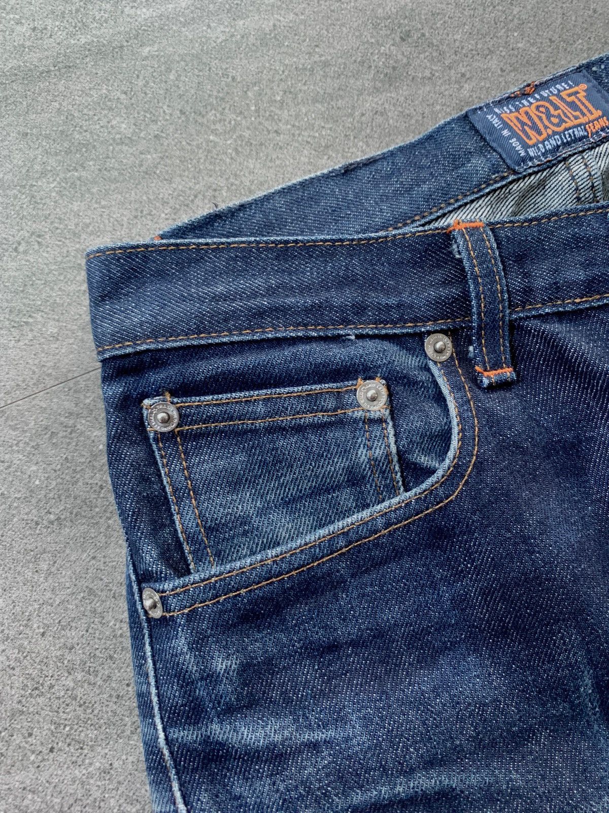 Walter Van Beirendonck FREE TAX! Washed Denim Jeans Size US 28 / EU 44 - 8 Thumbnail