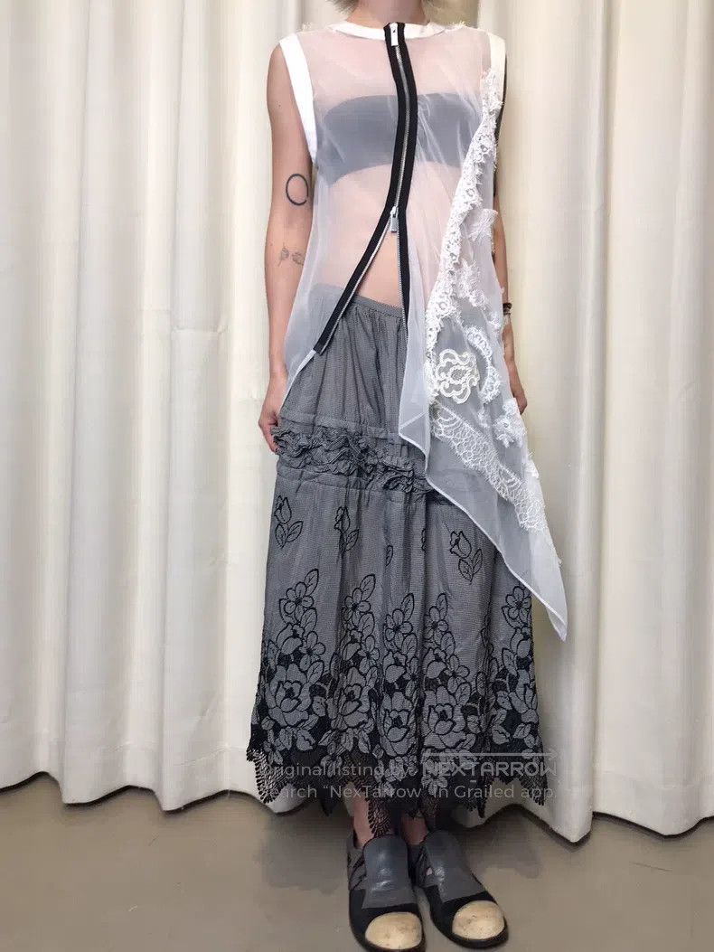 Comme des Garcons Comme Des Garcons size M Vintage Country Floral Plaid Skir Size 23" - 5 Thumbnail