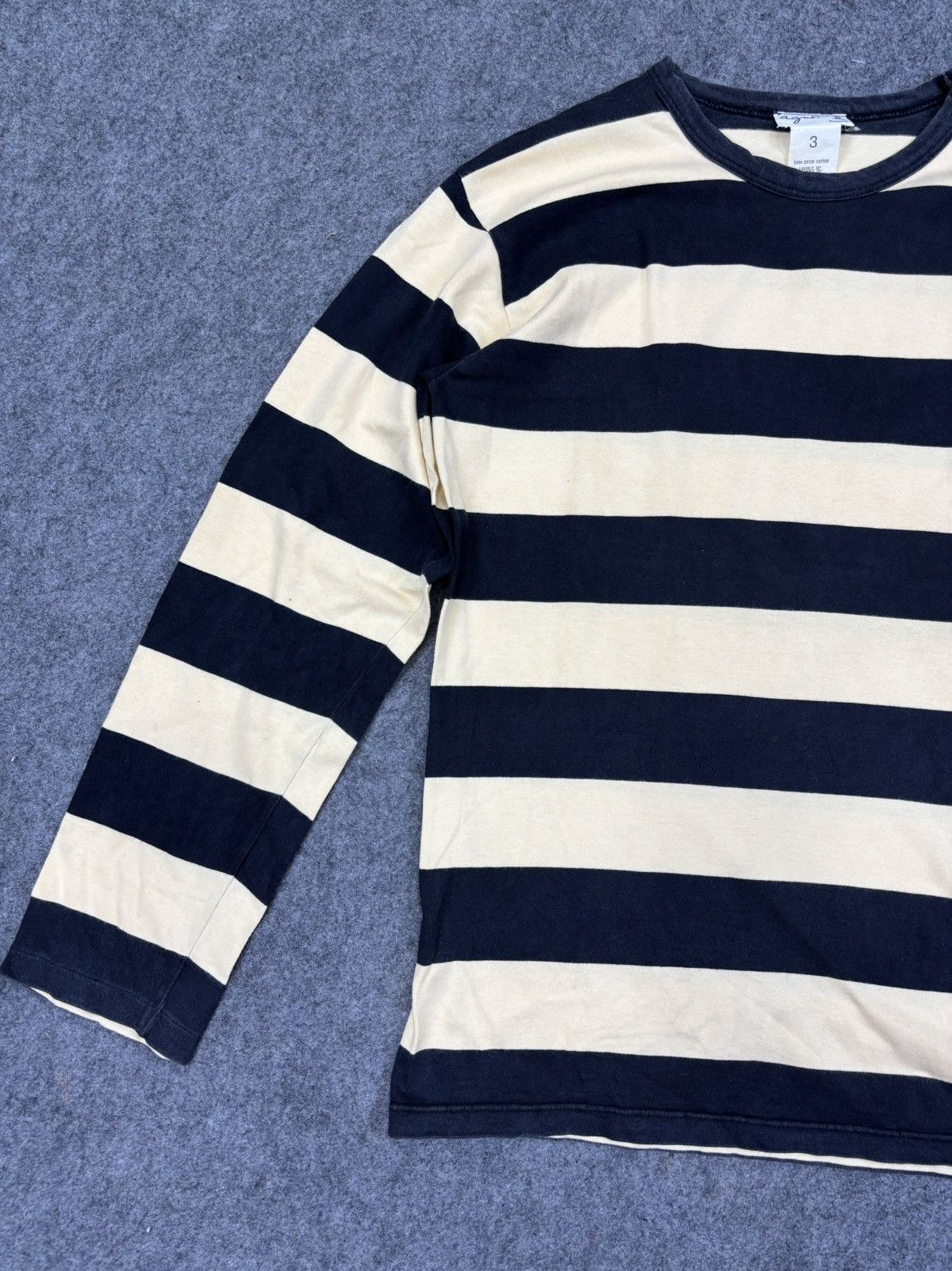 agnes b. Agnes B Prisoner Stripes Long Sleeves Shirt F975 Size US M / EU 48-50 / 2 - 4 Thumbnail