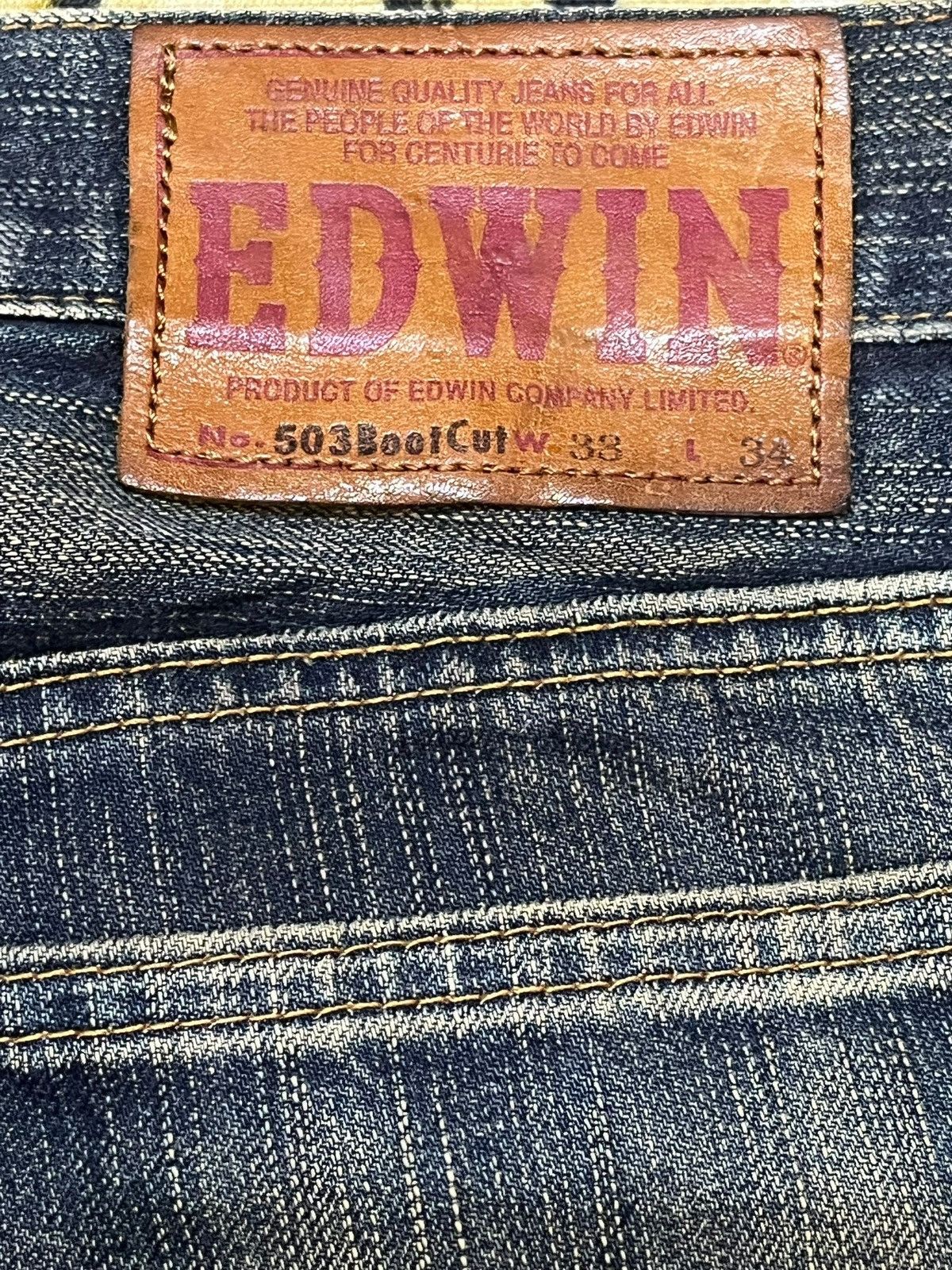 14th Addiction × Beauty Beast × Edwin Vintage Edwin Rebel 503 Flare Mudwash Denim Size US 31 - 9 Thumbnail