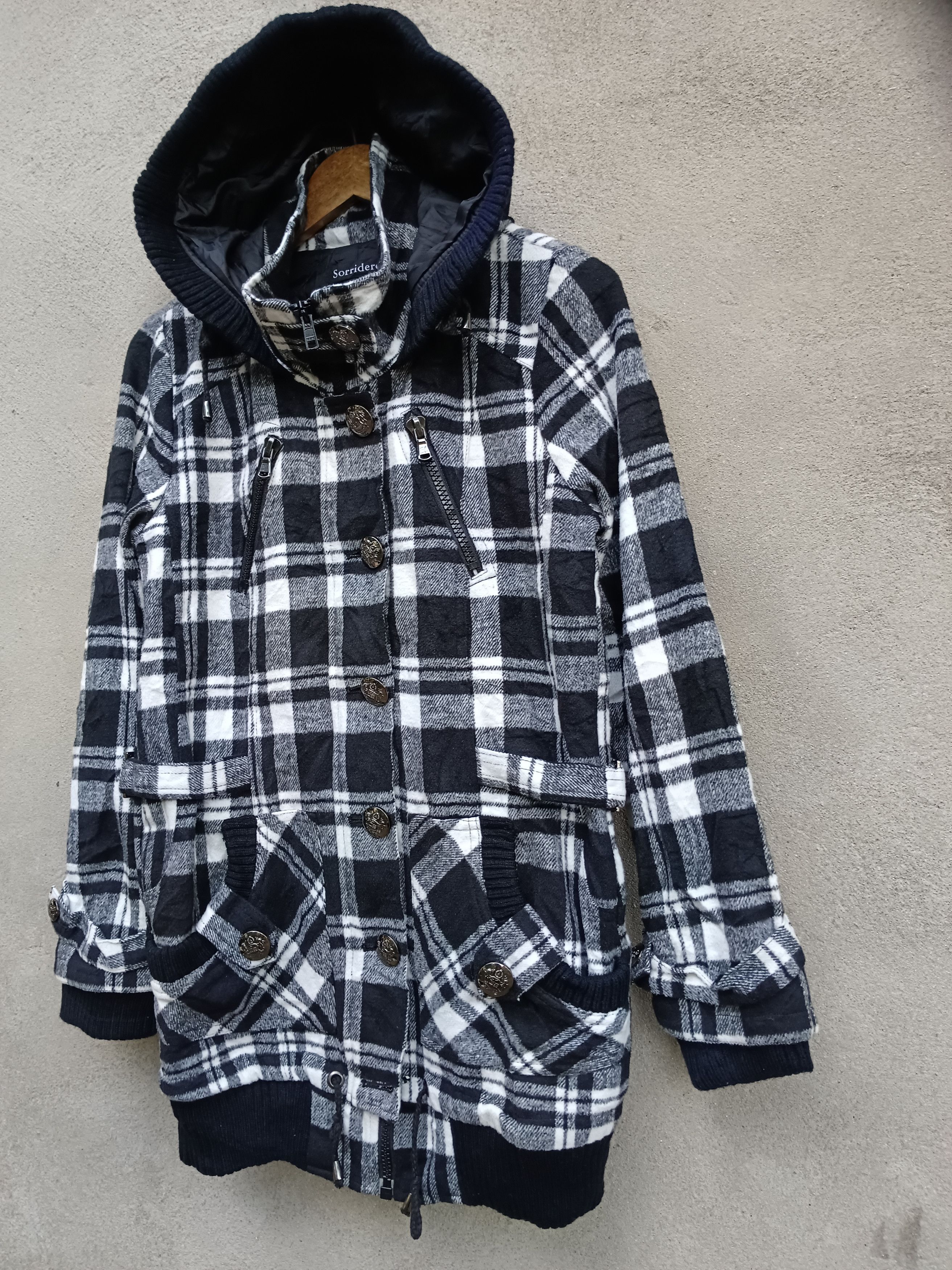 If Six Was Nine GOA Sorridere Wool Jacket Hoodie Size US M / EU 48-50 / 2 - 3 Thumbnail