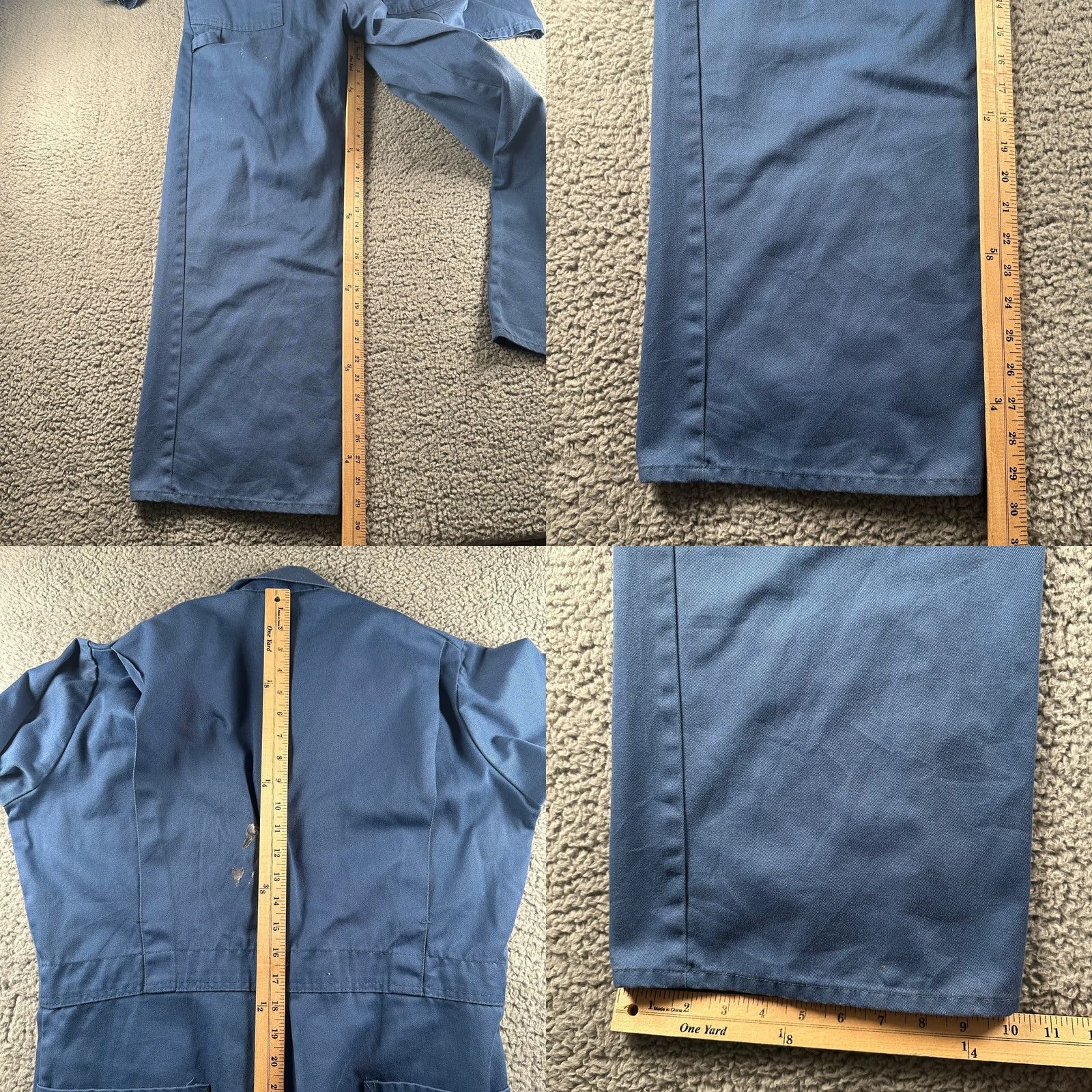 Ben Davis Ben Davis Coveralls Mens 40R Blue Workwear One-Piece Painter Cotton Size US 40 / EU 56 - 9 Thumbnail
