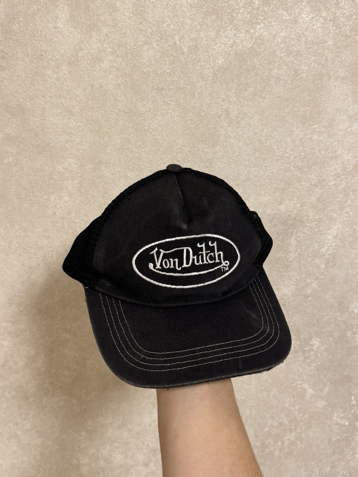 Vintage × Von Dutch Vintage Von Dutch Y2K distressed cap hat Size ONE SIZE - 1 Thumbnail