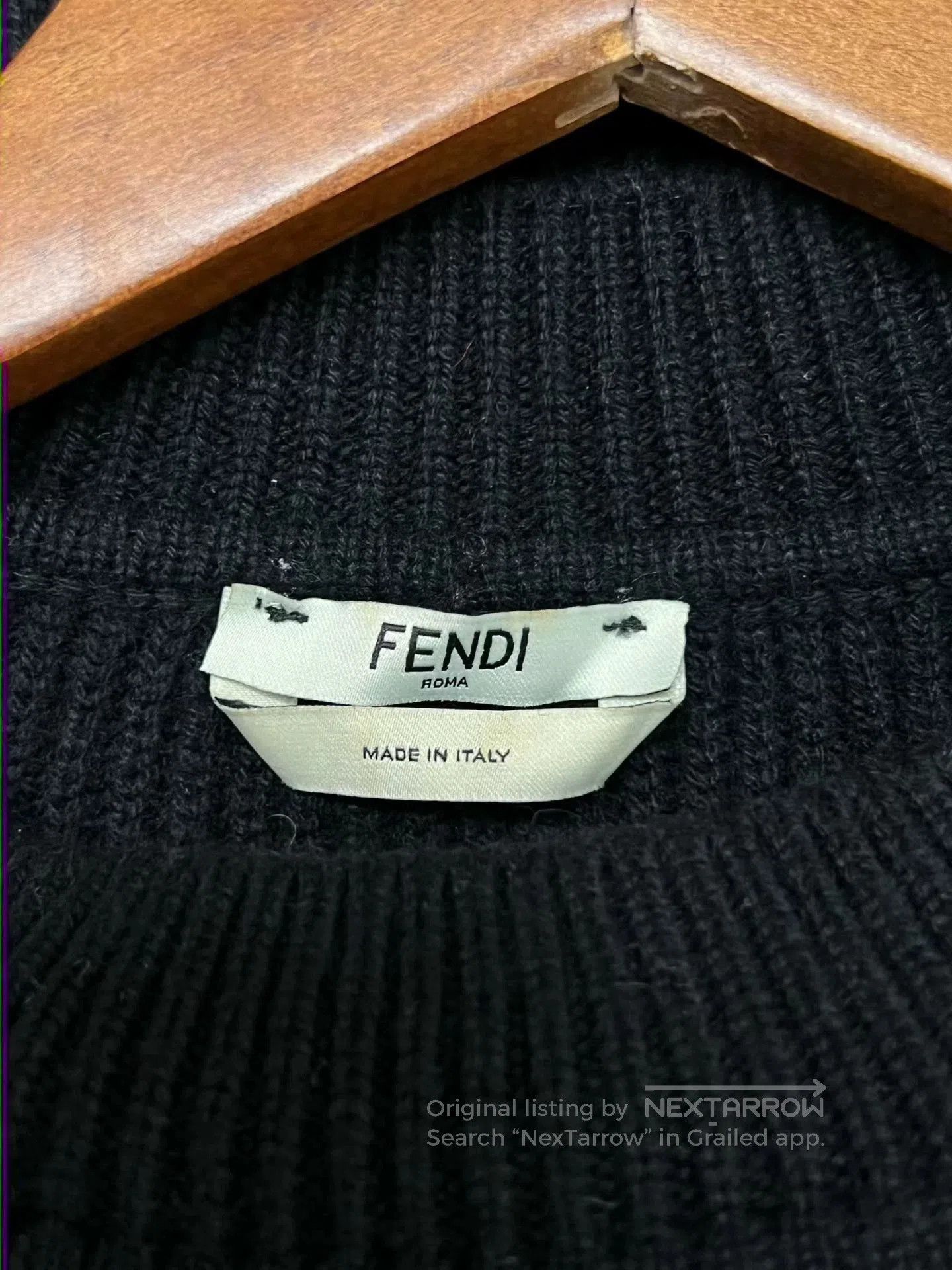 Fendi FENDI Fur Ball Cashmere Knit Sweater. Size US M / EU 48-50 / 2 - 4 Thumbnail