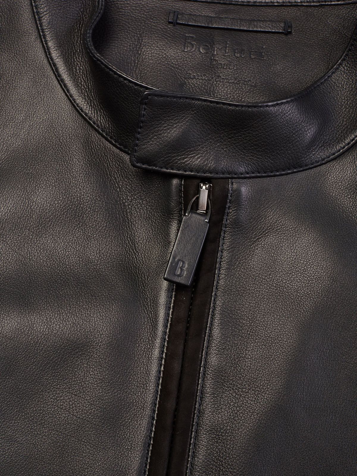 Berluti BERLUTI Paris Black Napa leather Calfskin Leather Jacket Size US M / EU 48-50 / 2 - 6 Thumbnail
