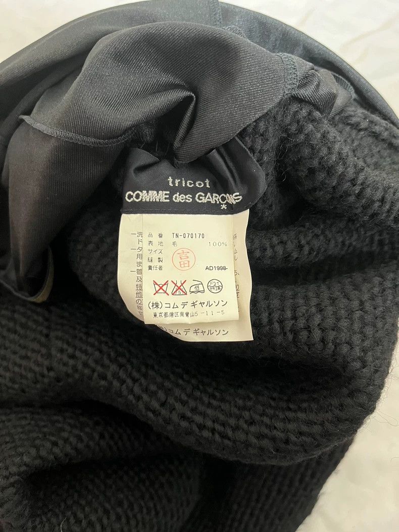 Comme des Garcons Comme Des Garcons Thick needle black half skirt skirt Size 24" / US 00 / IT 34 - 3 Thumbnail