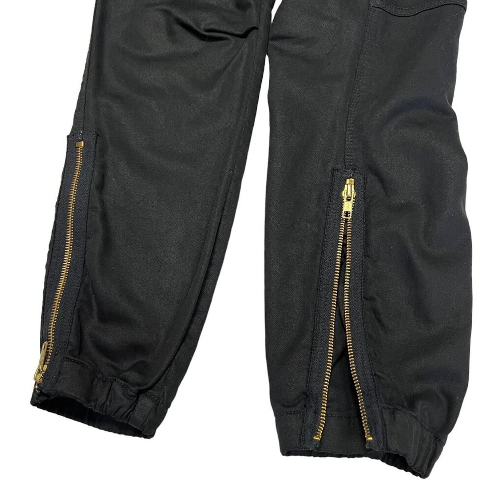 MOTHER MOTHER Wee Misfit Zip Jogger Pants Black Size 26 Size 26" / US 2 / IT 38 - 8 Thumbnail