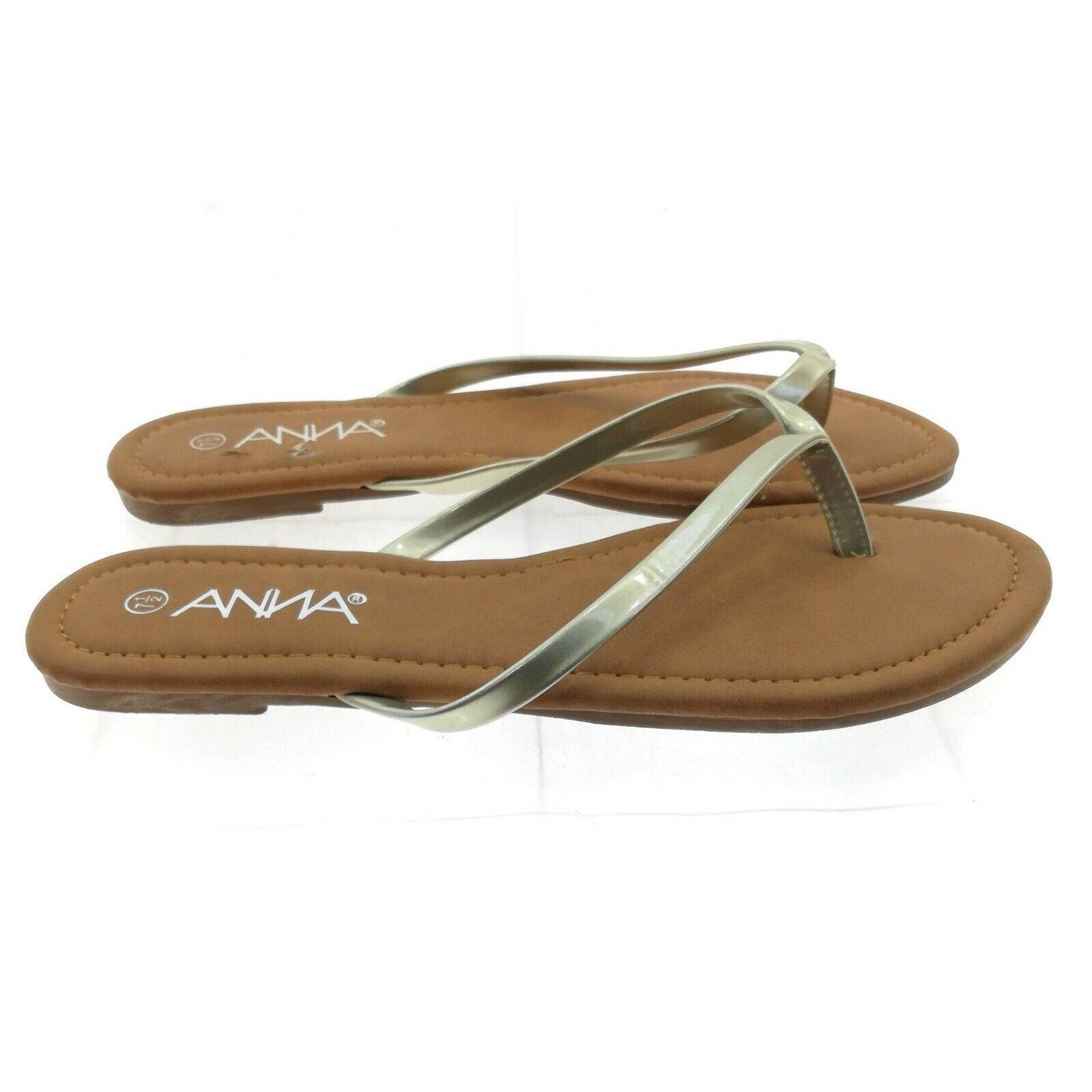 Other Anna Gold Strap Summer Sandals - Womes's Size 9 Size US 9 / IT 39 - 2 Thumbnail