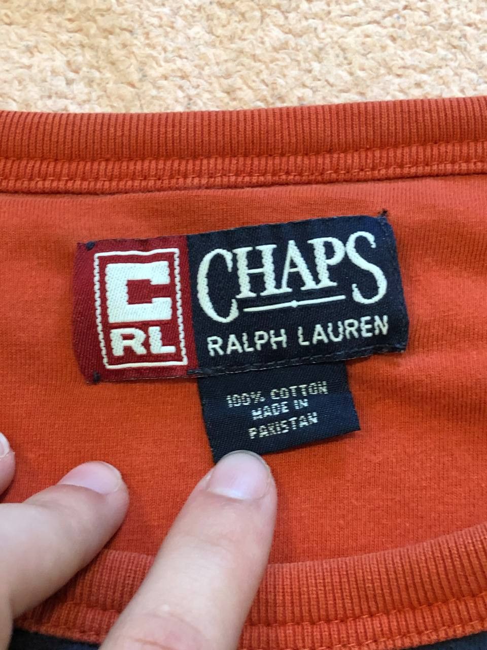 Chaps Ralph Lauren Vintage 00s Ralph Lauren Chaps Long Sleeved T-Shirt Size US XL / EU 56 / 4 - 2 Thumbnail