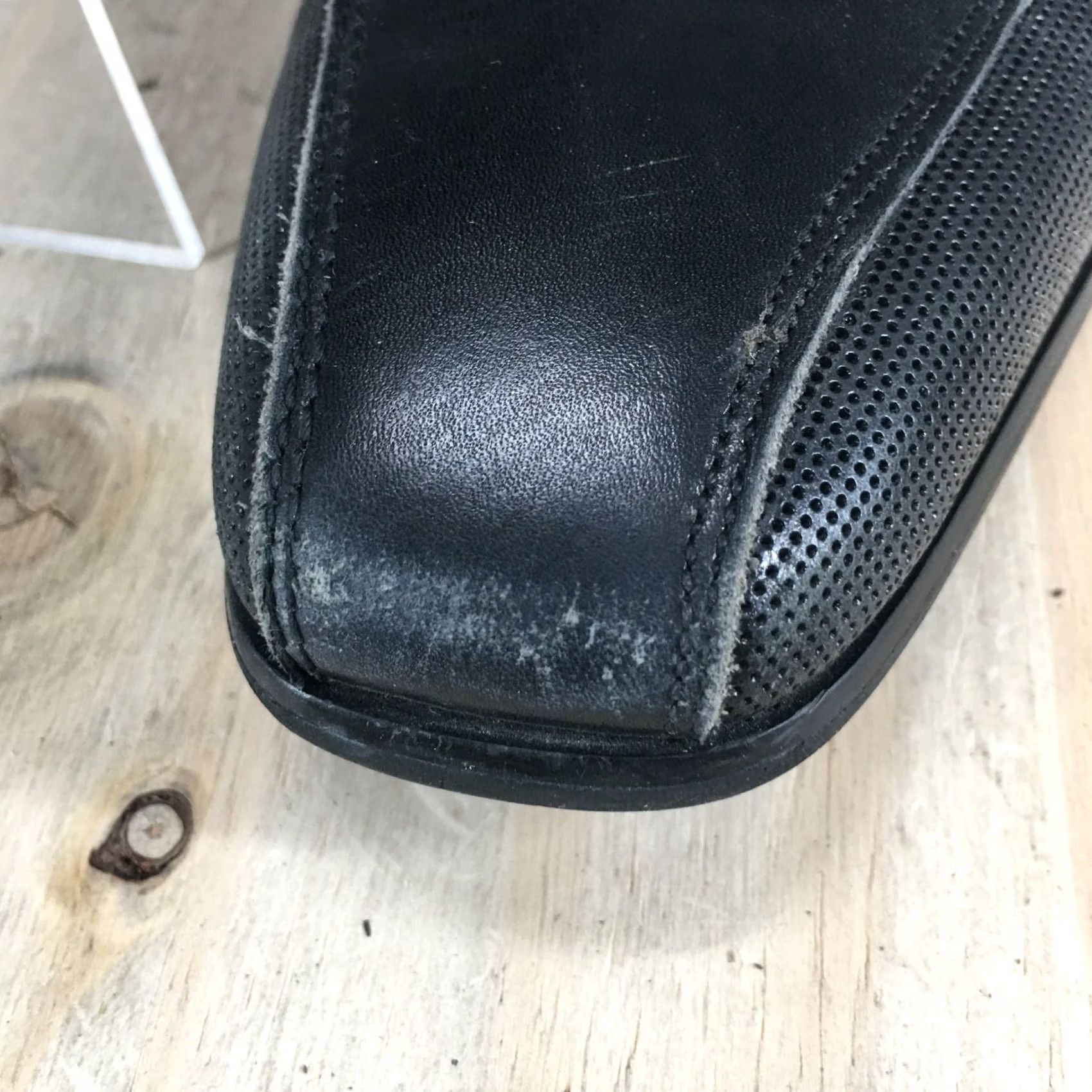 Vintage Reaction Kenneth Cole Shoes Mens 8M Casual Loafers Black Leather Slip On Low Top Size US M / EU 48-50 / 2 - 6 Thumbnail