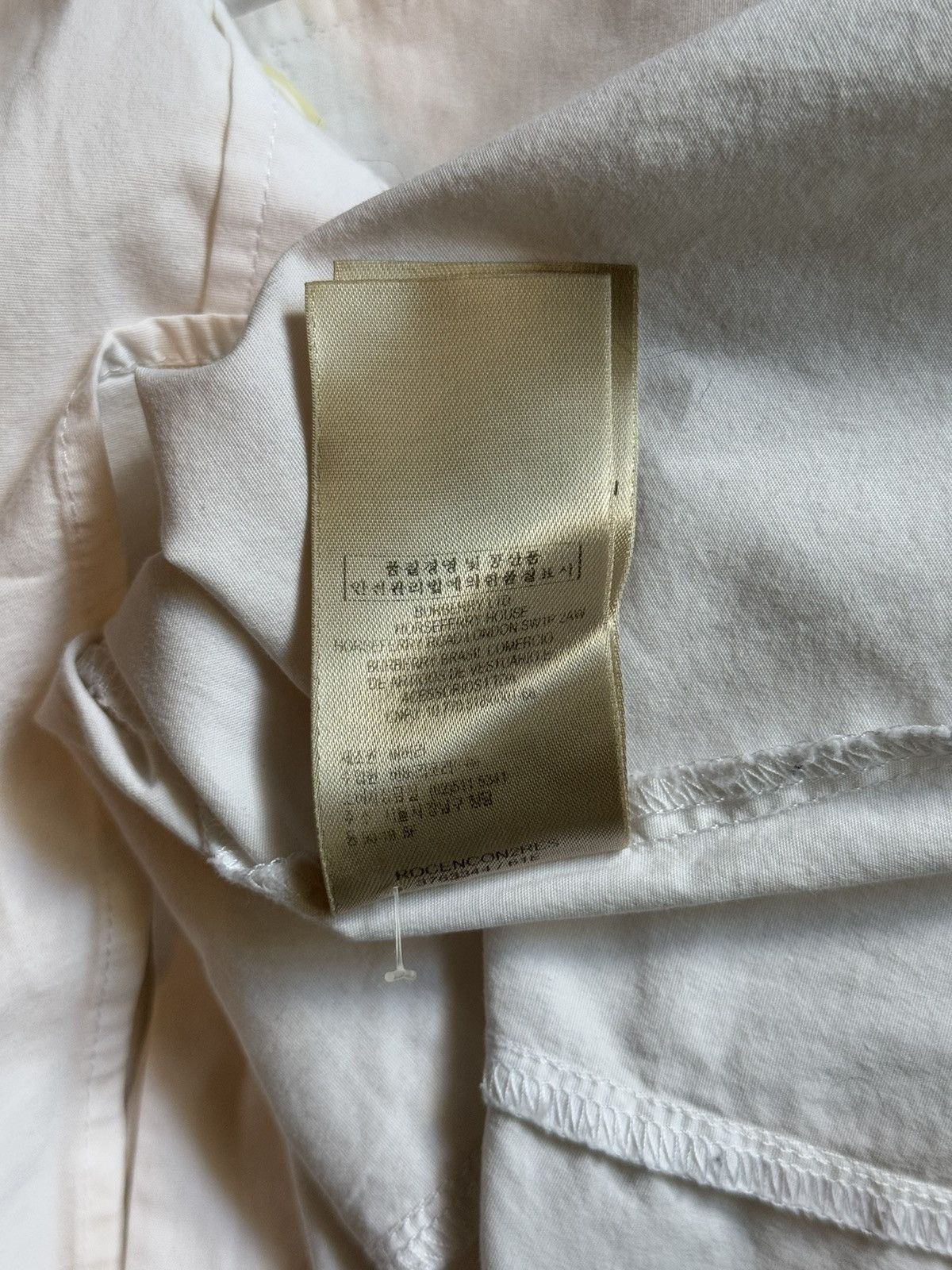 Burberry × Designer Burberry Brit white buttons up shirt blouse Size M / US 6-8 / IT 42-44 - 8 Thumbnail