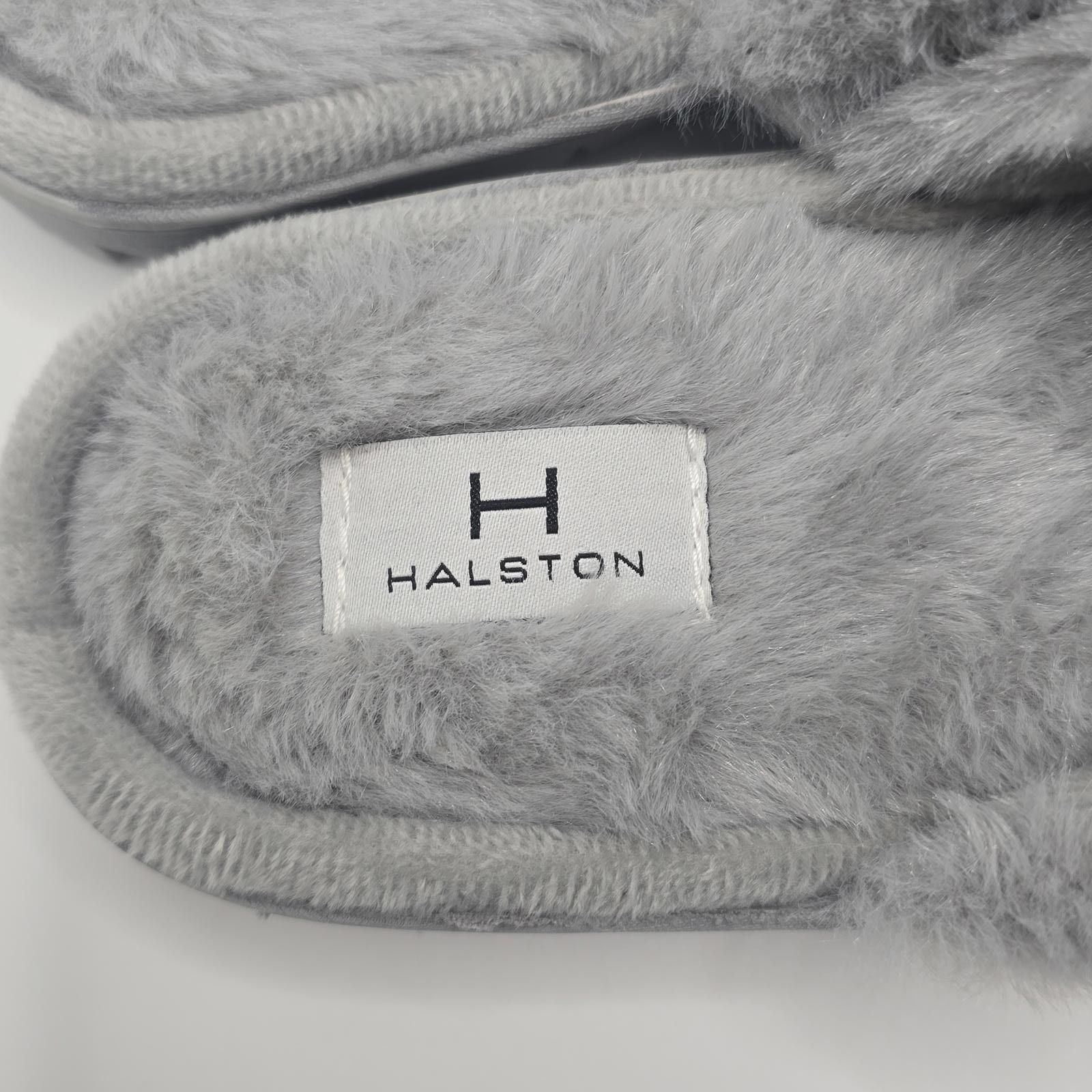 Halston III Halston Cozy Memory Foam Slippers - Grey & White Size US 7.5 / IT 37.5 - 4 Thumbnail