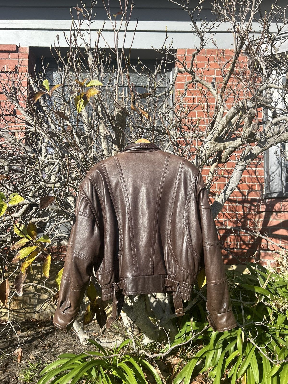 Other 1992 Leather Bomber Jacket Size US XL / EU 56 / 4 - 5 Thumbnail