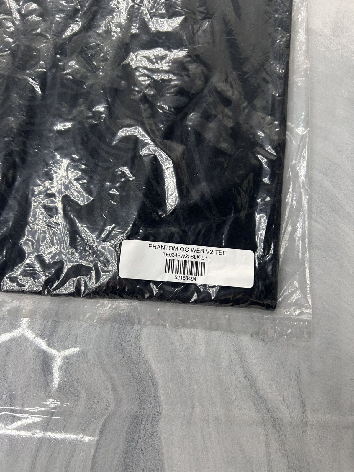 Sp5der Sp5der Phantom OG Web Tee 2 Tone Black Size L Size US L / EU 52-54 / 3 - 10 Thumbnail