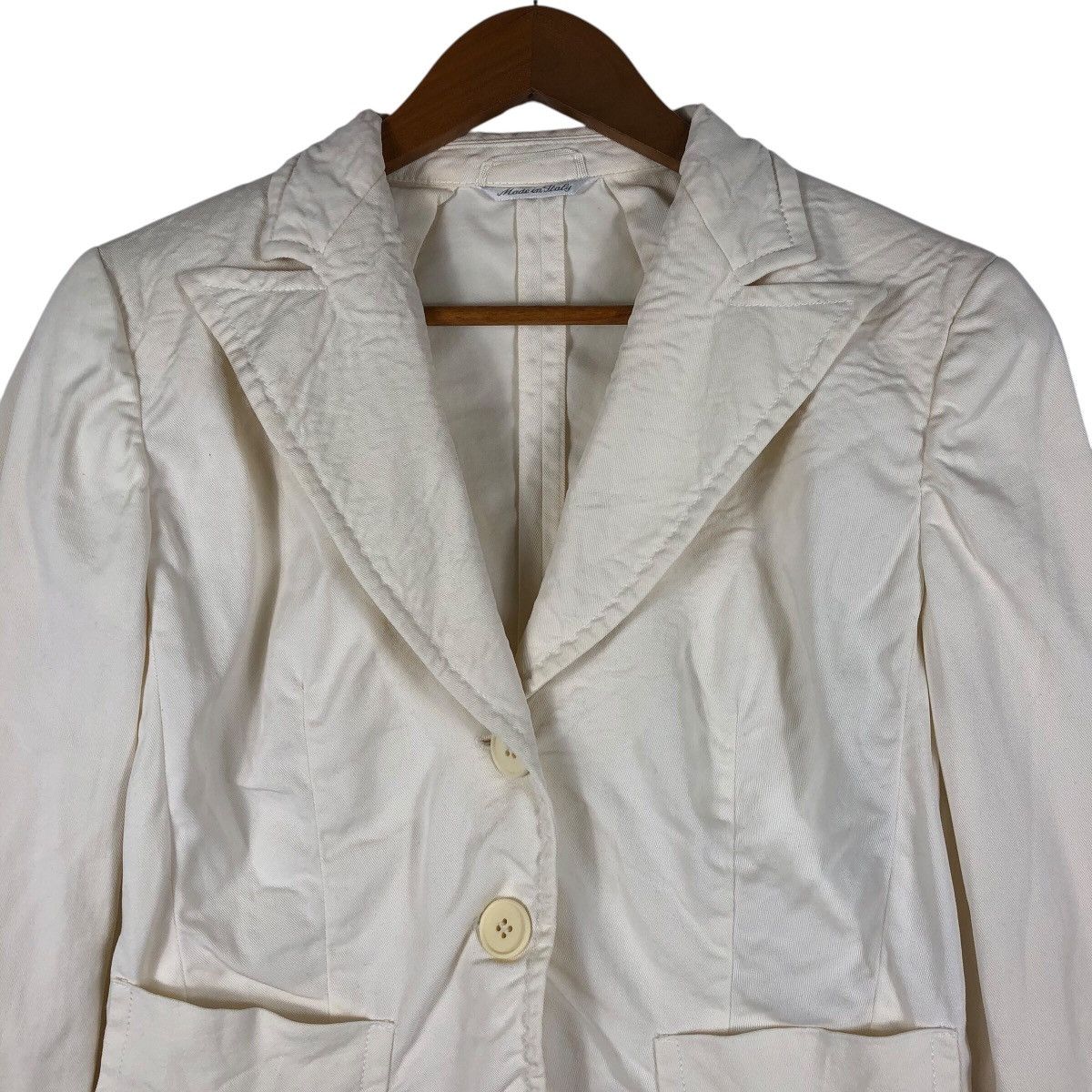 Max Mara MAX MARA Weekend White Blazer Jacket Size XS / US 0-2 / IT 36-38 - 3 Thumbnail