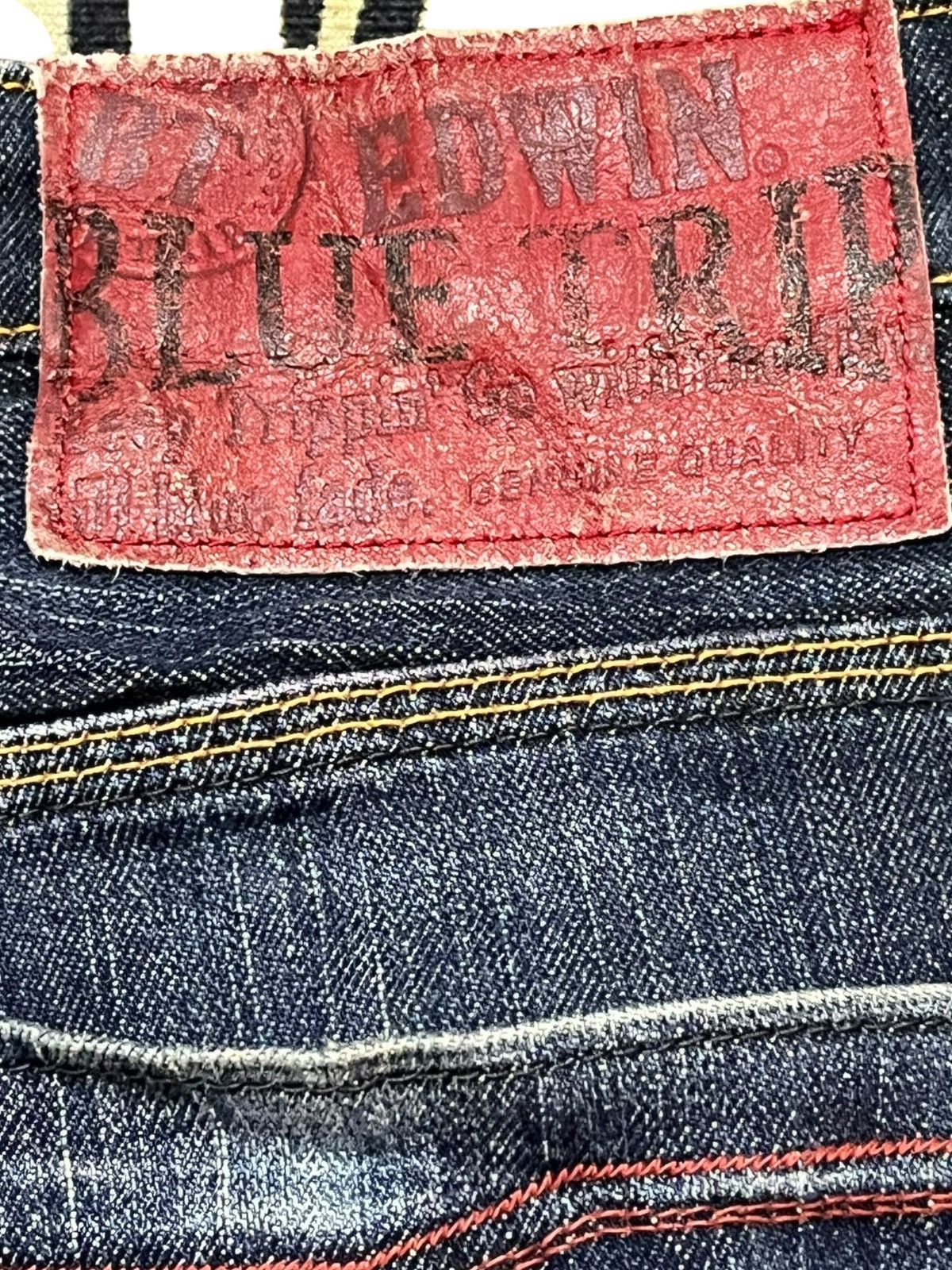 Edwin Vintage Edwin Blue Trip Twisted Leg Denim Size US 32 / EU 48 - 8 Thumbnail