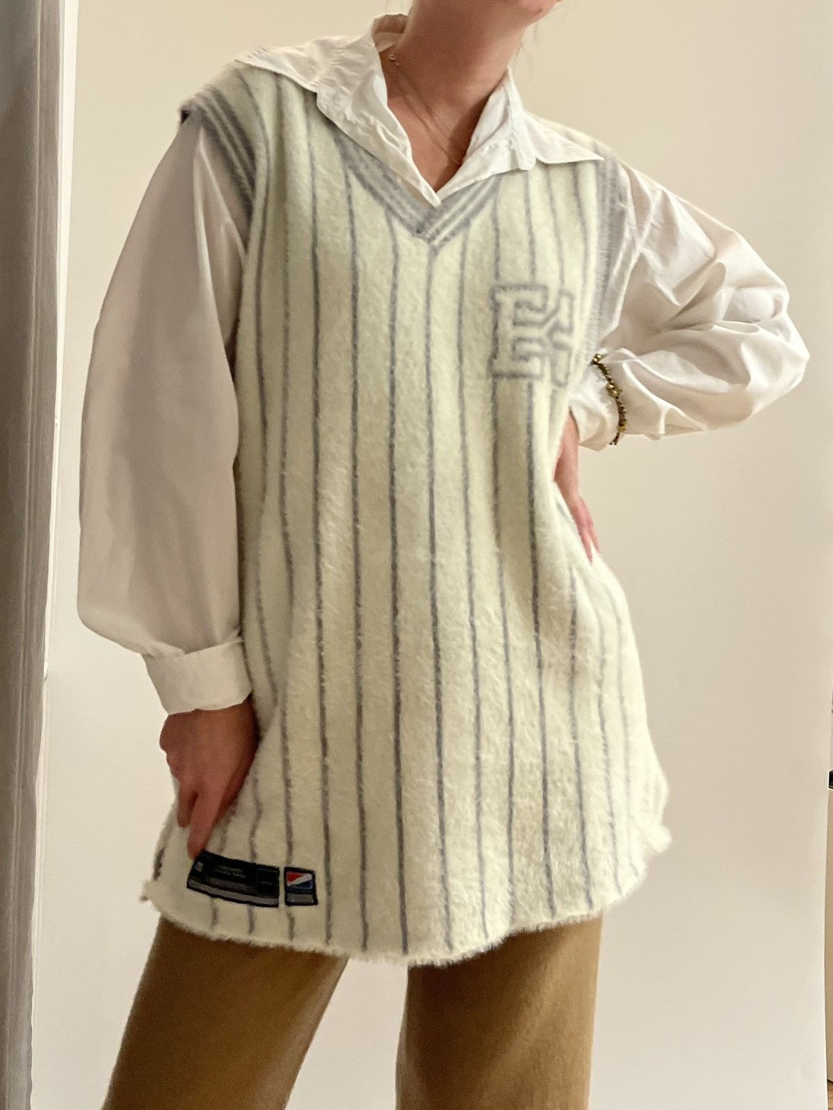 Eytys Eytys knitted vest • stripes oversize M preppy retro sport Size M / US 6-8 / IT 42-44 - 1 Thumbnail
