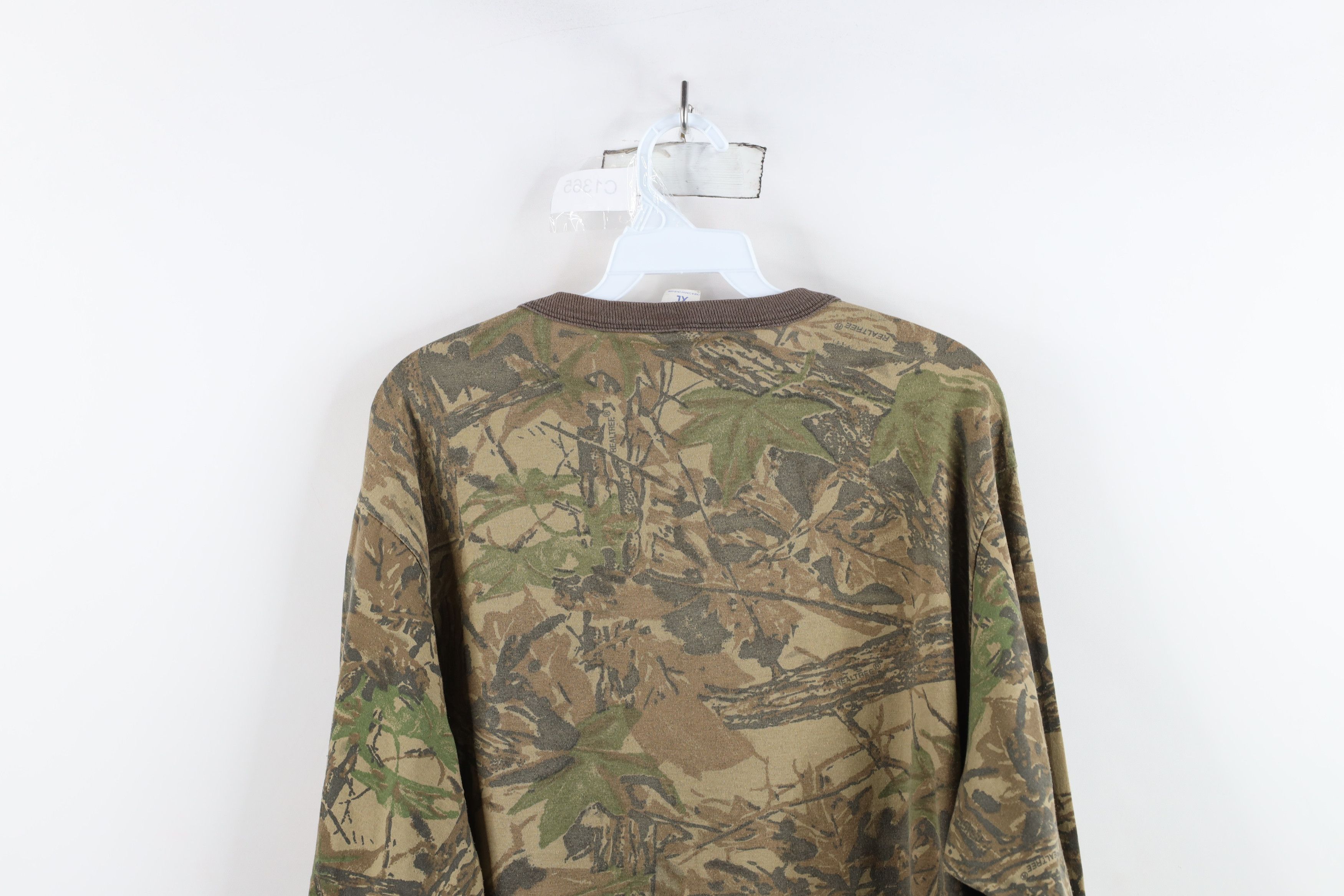 Vintage Vintage 90s Streetwear Camouflage Long Sleeve T-Shirt USA Size US XL / EU 56 / 4 - 12 Thumbnail
