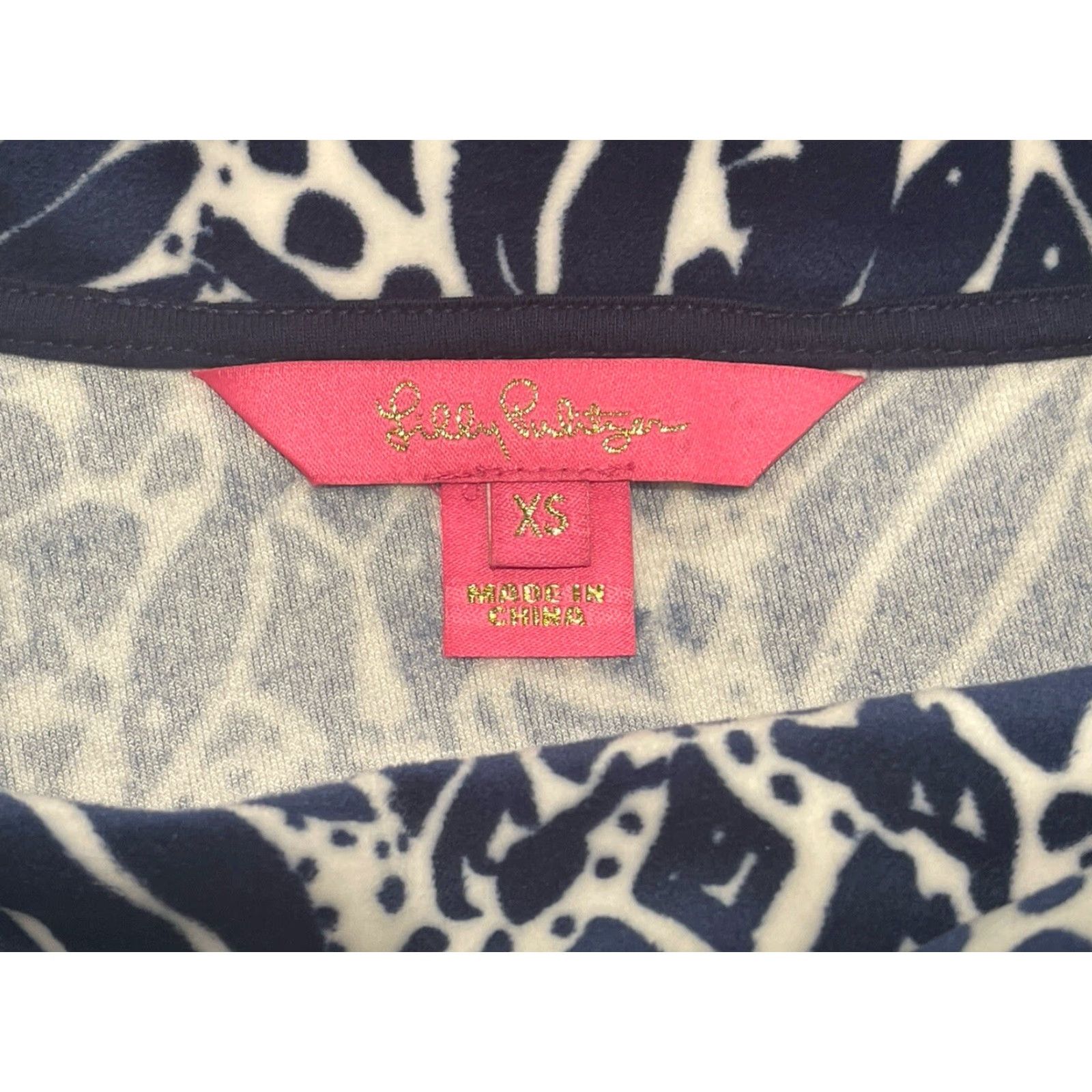 Lilly Pulitzer LILLY PULITZER Belinda One Shoulder Pullover Blue XS Top Women Knit Casual Pullover - Shirt - Regular Size XS - By Land Or By Sea - Basic Size XS / US 0-2 / IT 36-38 - 6 Thumbnail