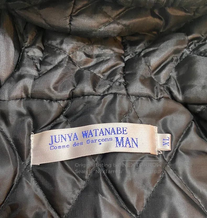 Junya Watanabe Junya Watanabe Leather and Cotton Jacket Size US XL / EU 56 / 4 - 7 Thumbnail
