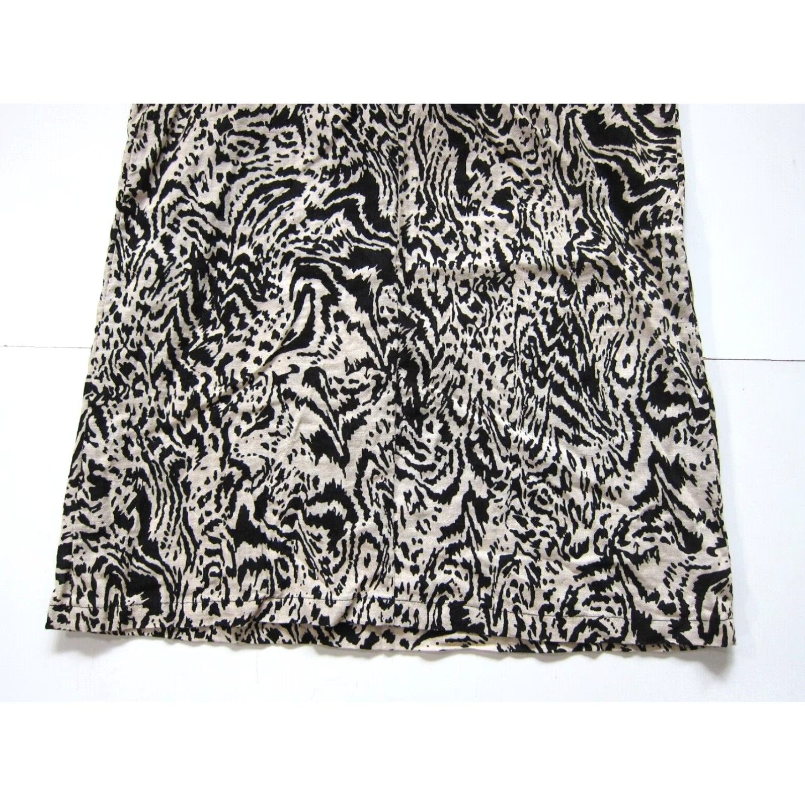Vintage Marisa Christina Blouse Sleeveless High Neck Zebra Print Black XS-XL M Womens Blouse Size M / US 6-8 / IT 42-44 - 7 Thumbnail