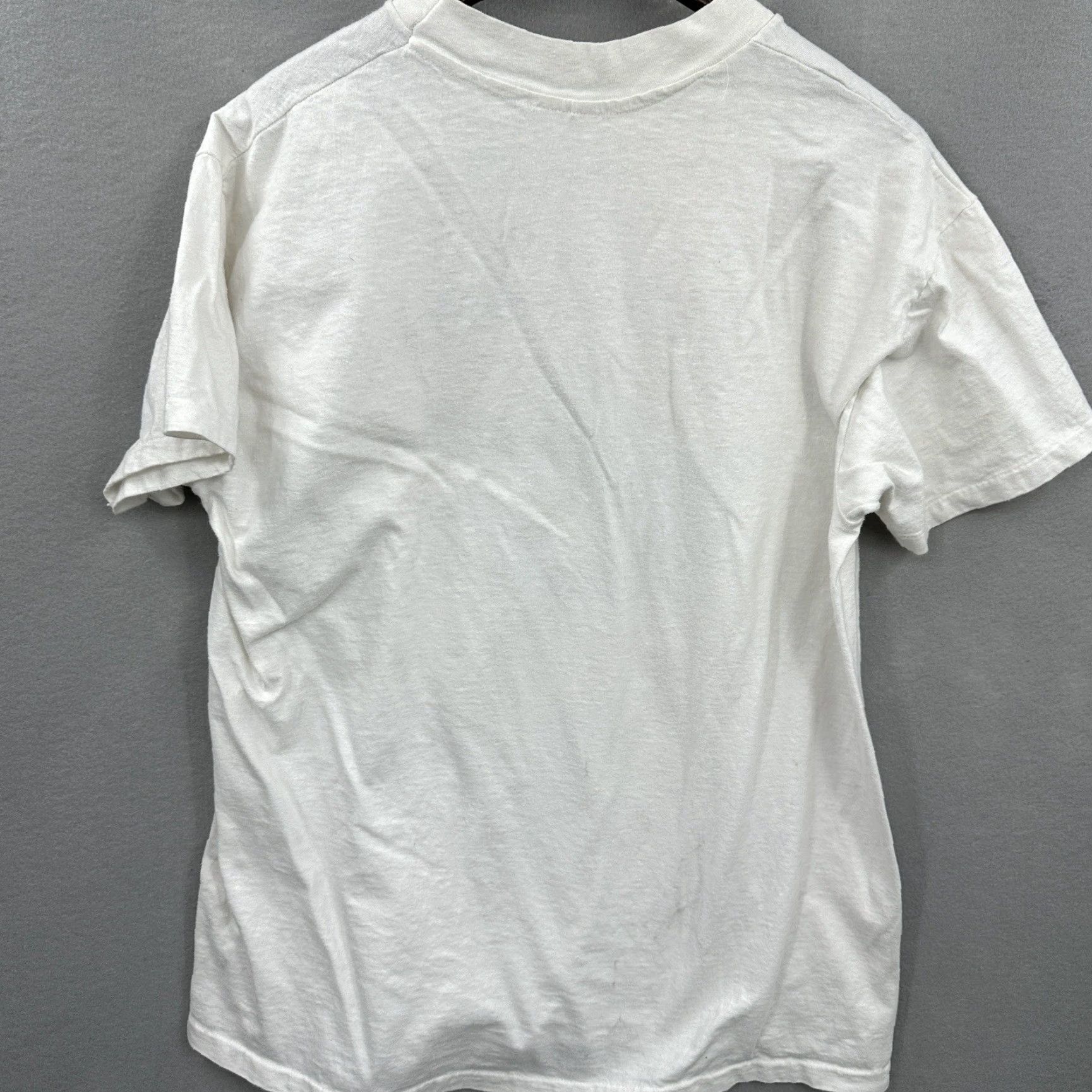 Hanes Vintage Hanes Beefy-T T-Shirt Men XL White 90s USA Navy Crew Neck Short Sleeve Size US XL / EU 56 / 4 - 3 Thumbnail