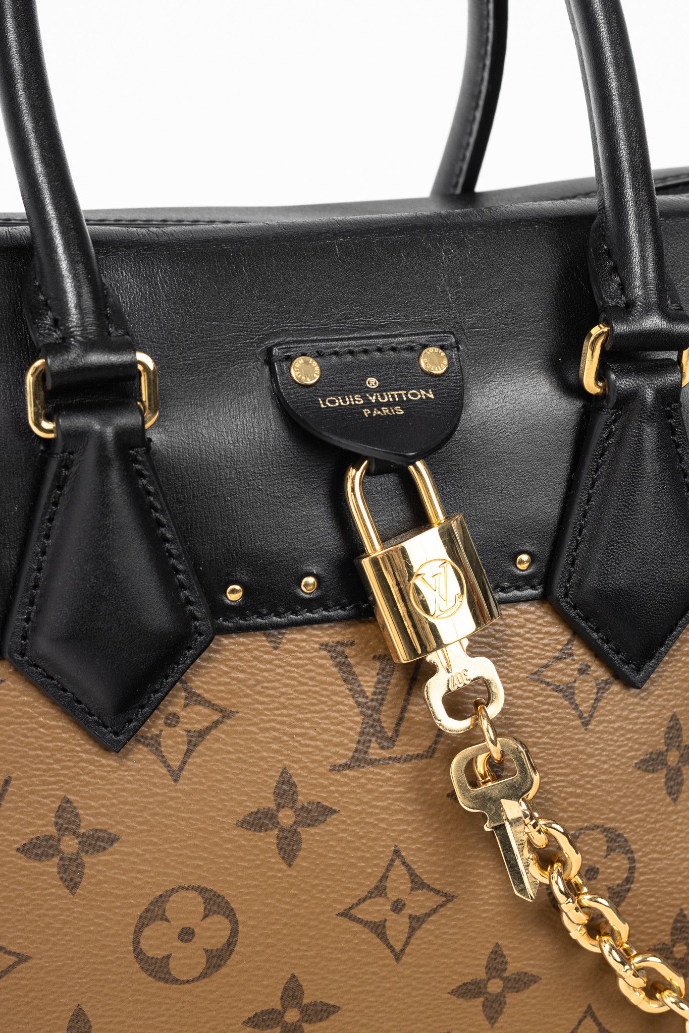 Louis Vuitton Louis Vuitton City Malle MM Monogram Reverse Handbag Size ONE SIZE - 9 Thumbnail