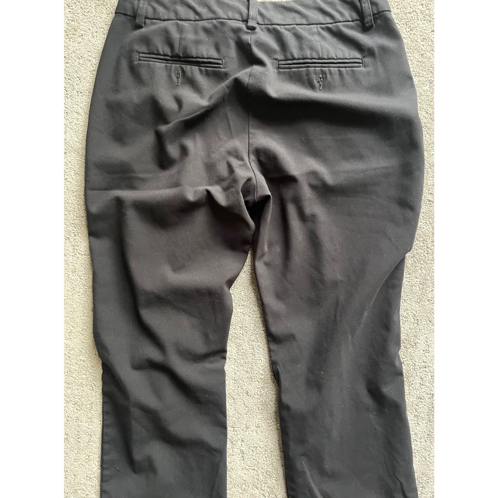 Gloria Vanderbilt Gloria Vanderbilt Dress Pants Women Regular Size 6 Black Mid-Rise Flat Front Zip Zipper Bootcut Inseam 31.5 in Polyester Blend Size 28" / US 6 / IT 42 - 4 Thumbnail