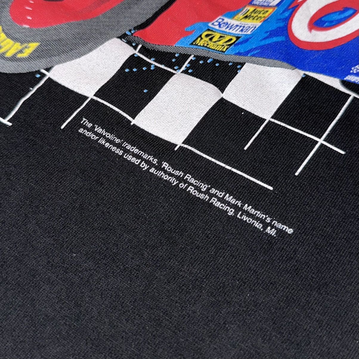 NASCAR Mark Martin #6 Valvoline Roush Racing NASCAR Tee Medium 90s Size US M / EU 48-50 / 2 - 4 Thumbnail
